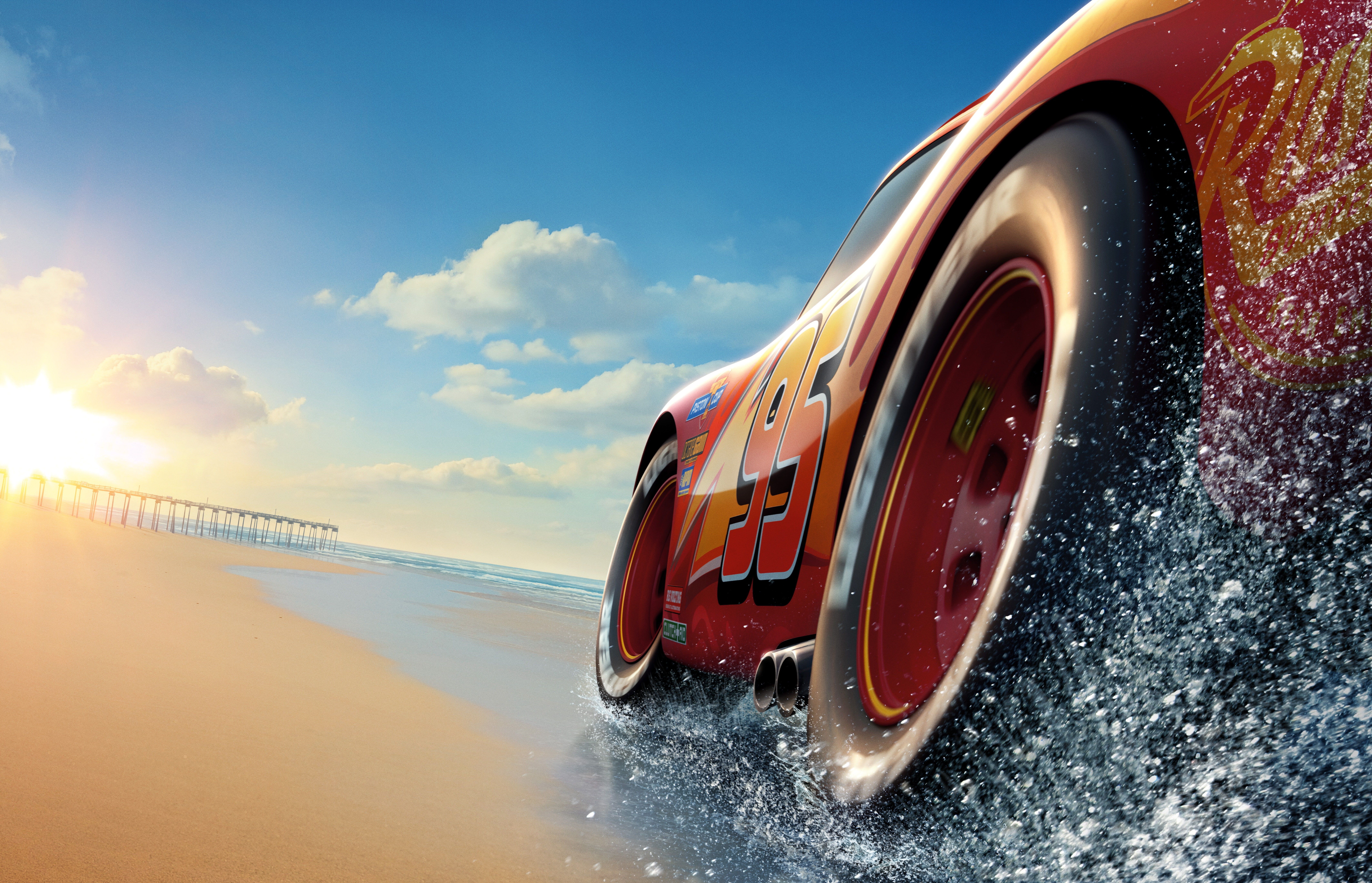 4k Lightning Mcqueen - HD Wallpaper 