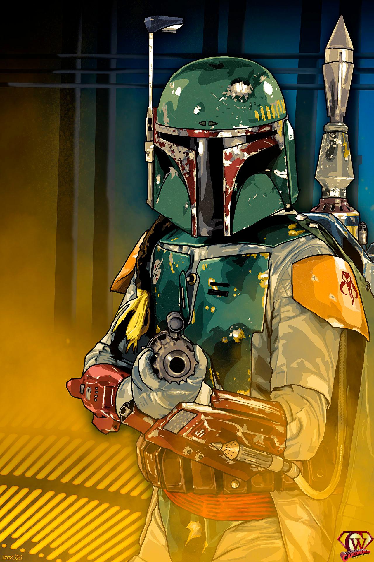 Boba Fett Wallpaper - Iphone Star Wars Wallpaper Boba Fett - HD Wallpaper 