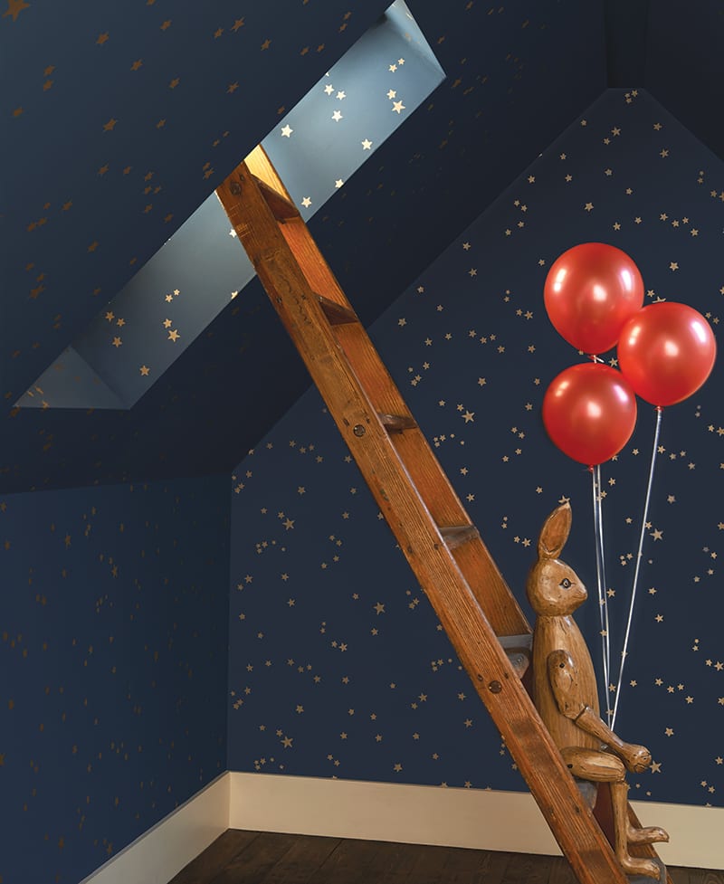 Midnight Blue Blue Wallpaper Woods And Stars - HD Wallpaper 