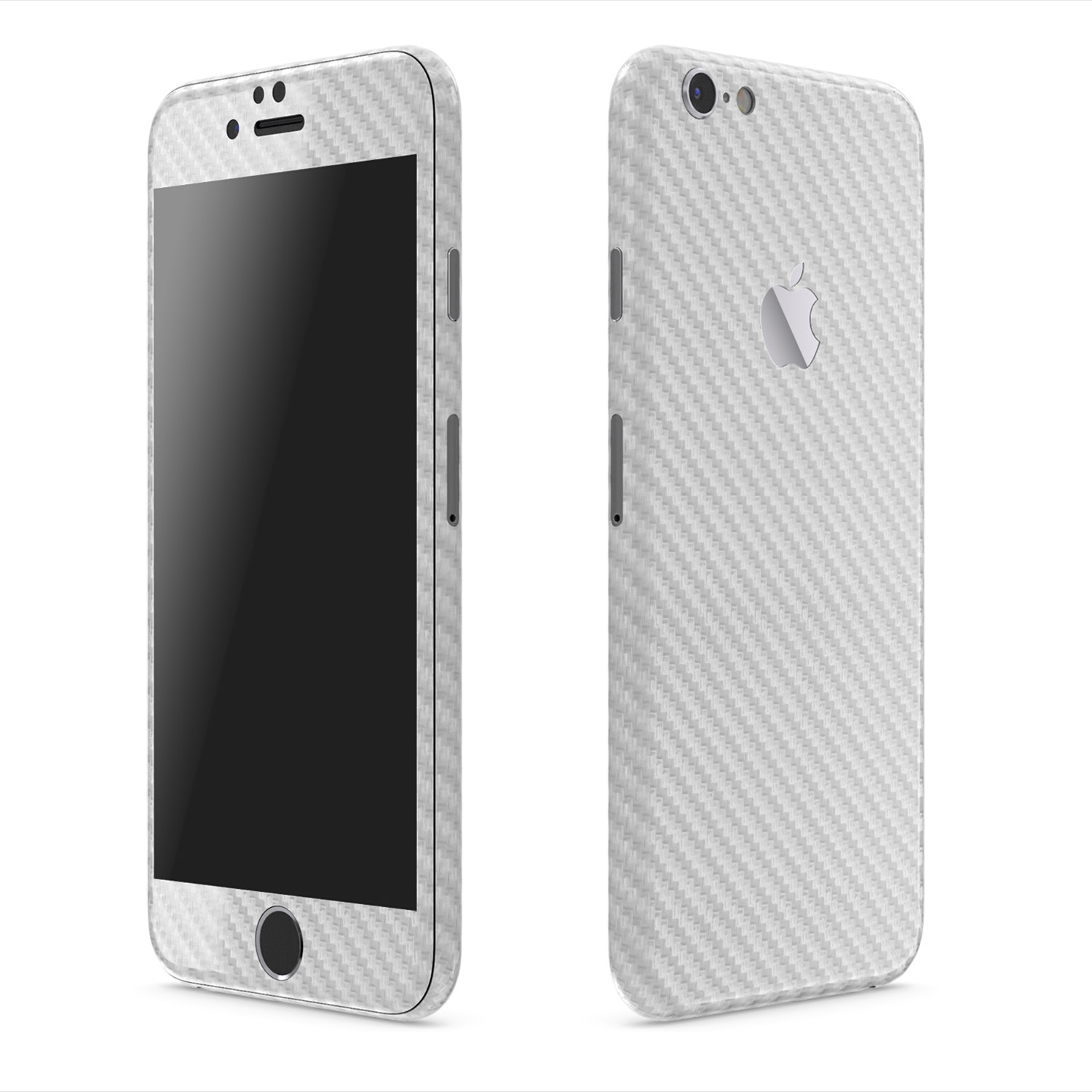 Silver Carbon Fiber Iphone 6 Skin - HD Wallpaper 