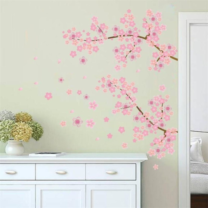 Cherry Blossom Wall Decor - HD Wallpaper 