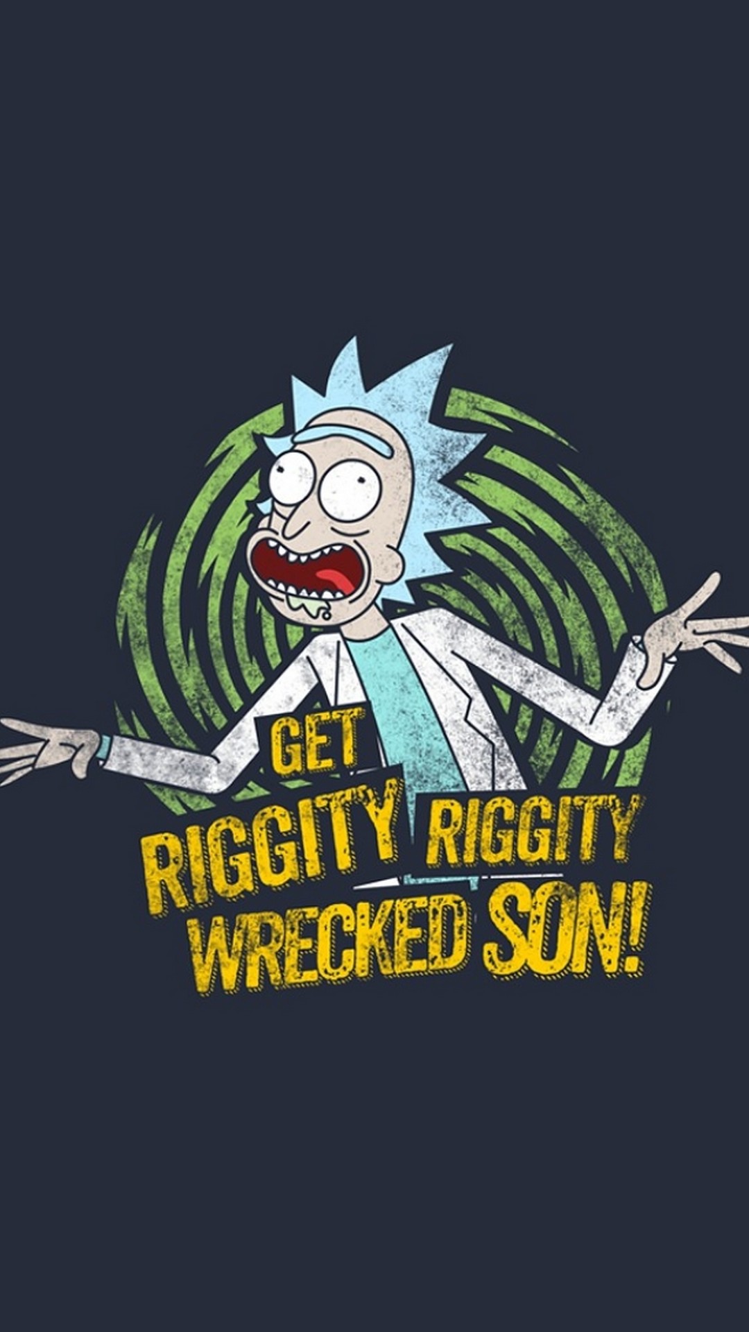 Rick And Morty Iphone Wallpapers With Image Resolution - HD Wallpaper 