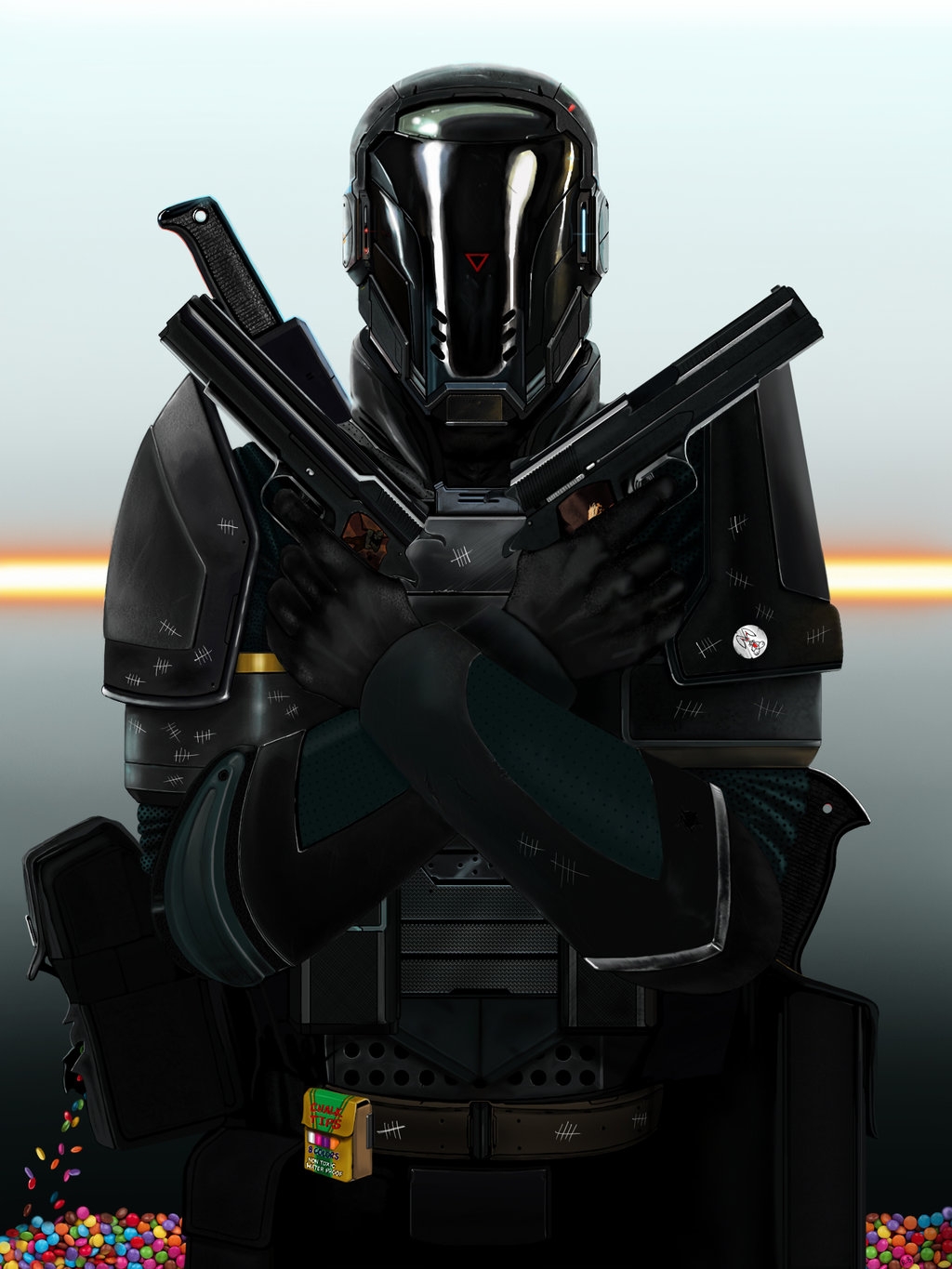 Last Man Standing Bounty Hunter Wallpaper - Gabriel Last Man Standing Cosplay - HD Wallpaper 