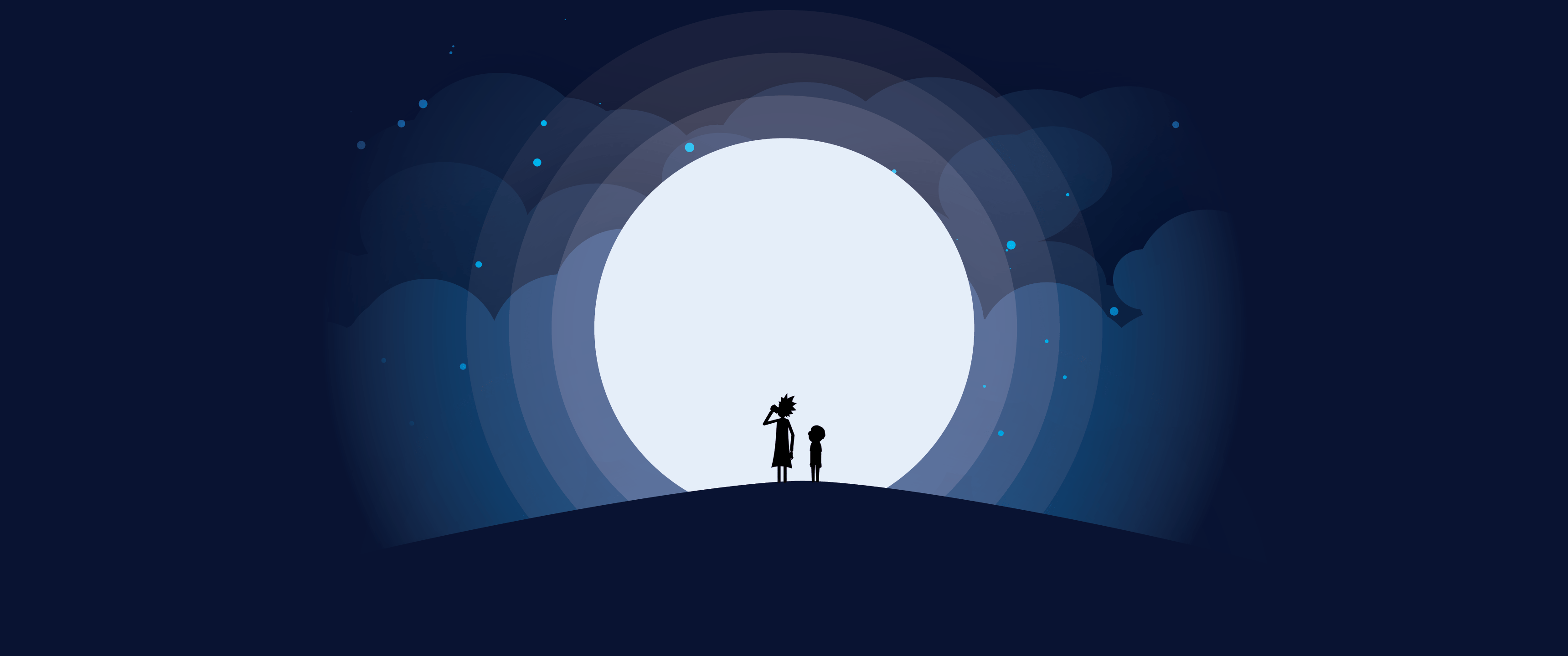 Minimalist Rick And Morty Wallpaper 4k - HD Wallpaper 