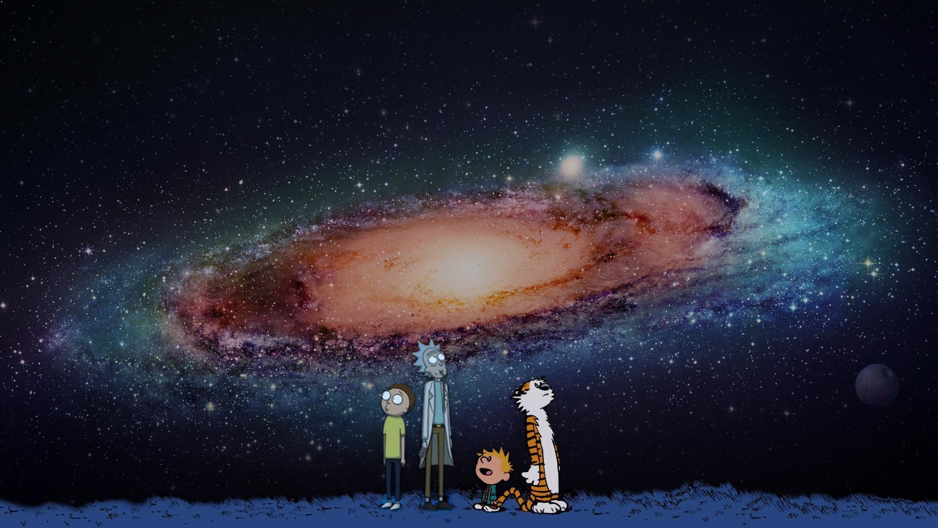 Calvin And Morty 
 Data-src - Hd 1080p Rick And Morty - HD Wallpaper 