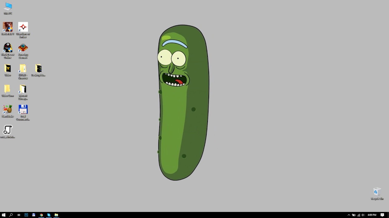 I M Pickle Rick Background - HD Wallpaper 