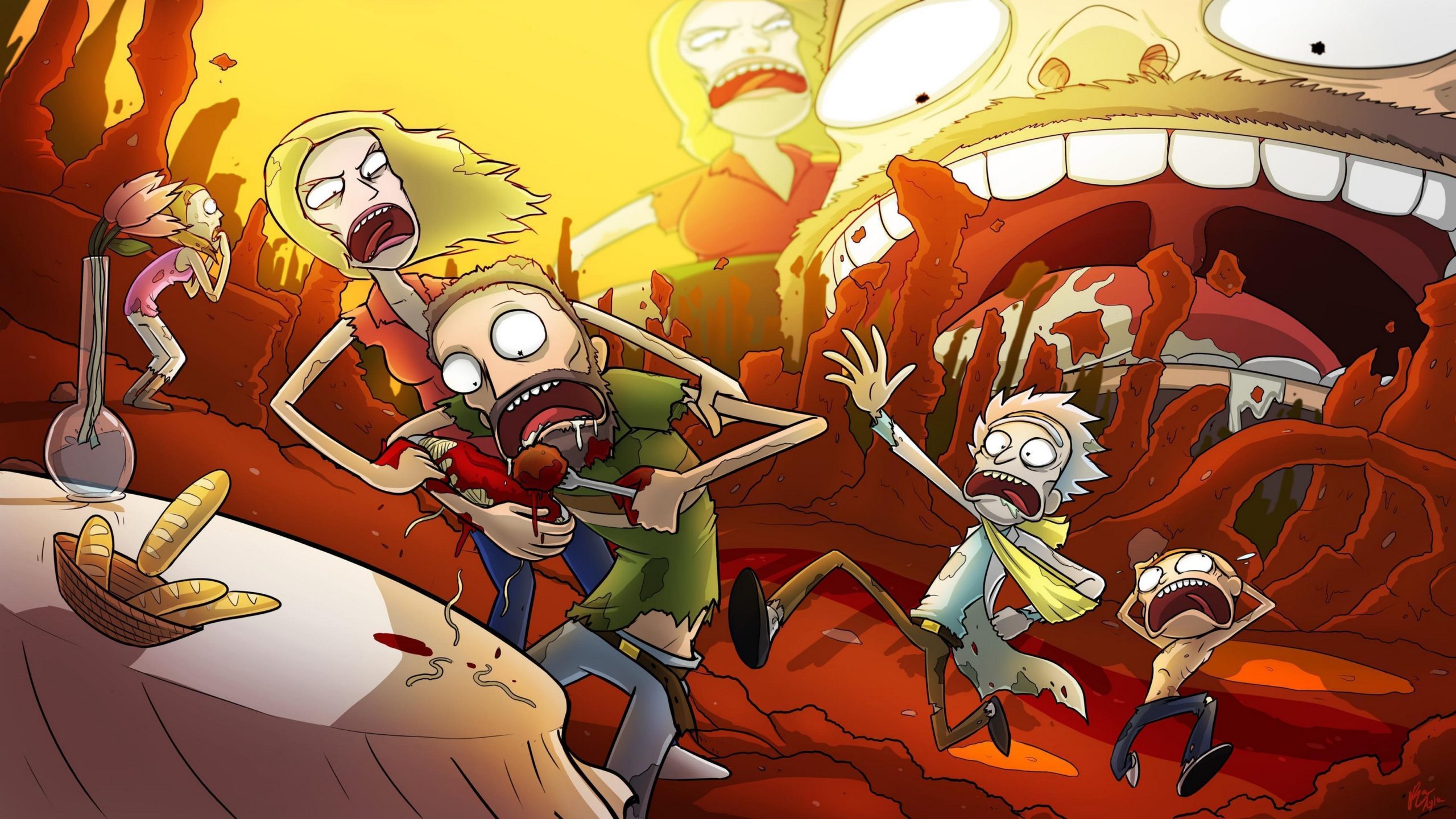 Rick Y Morty Wallpaper 1080p - HD Wallpaper 