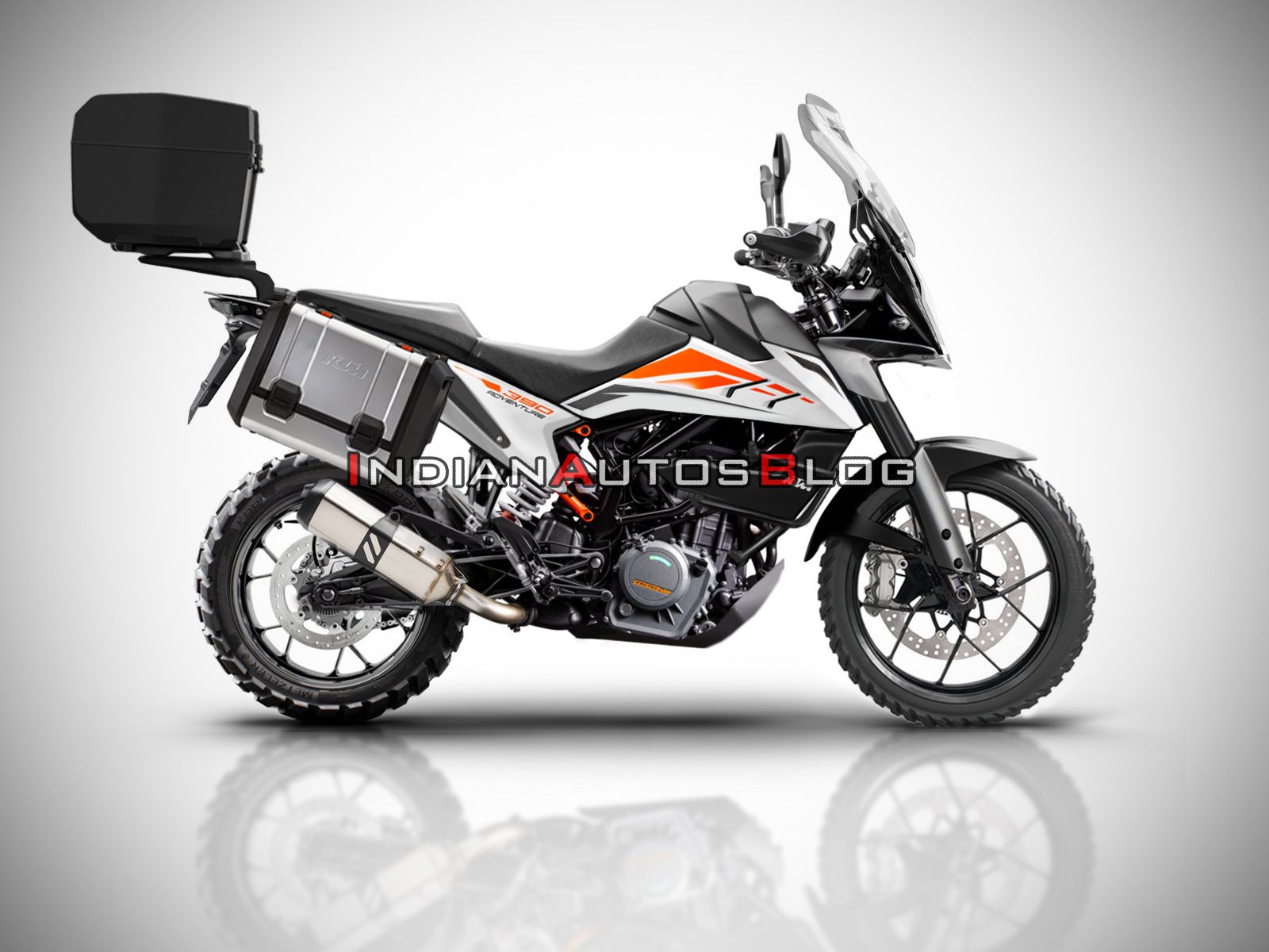 Ktm 390 Adventure With Accessories Watermarked - Ktm 490 Adventure 2020 - HD Wallpaper 