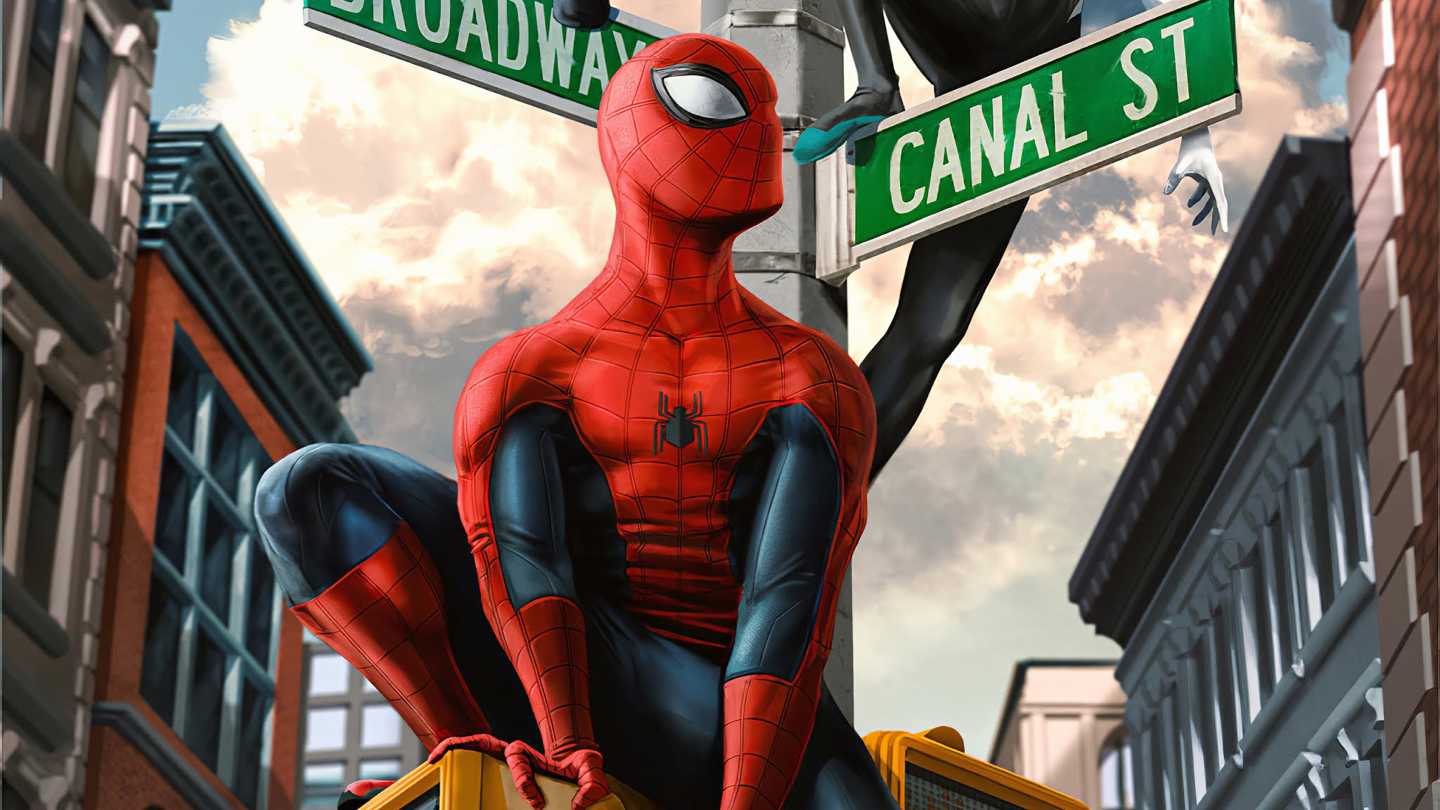 Spiderman 4k Art Wallpaper - Tom Velez Spiderman - HD Wallpaper 