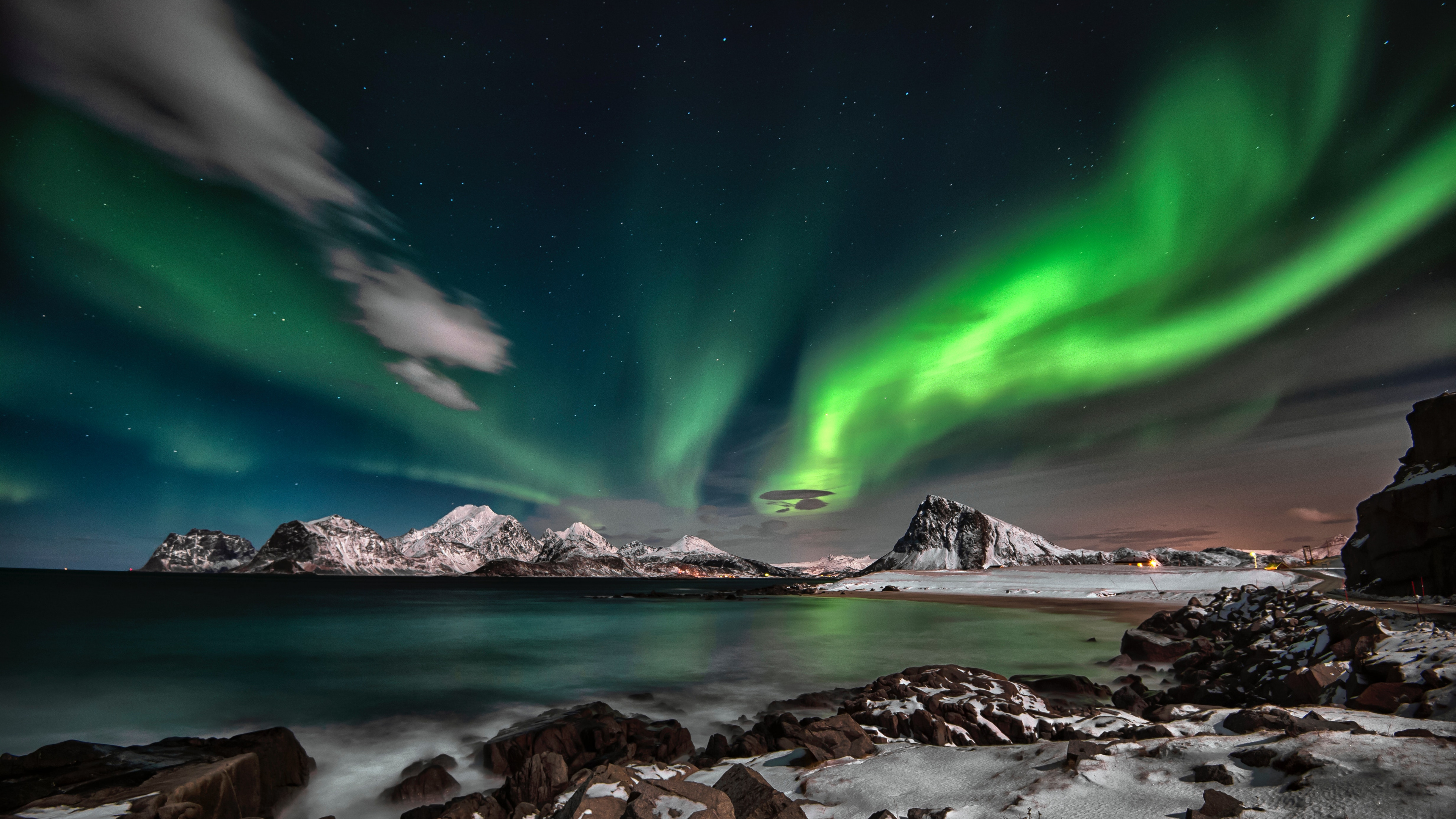 Aurora Borealis Wallpaper 4k - HD Wallpaper 