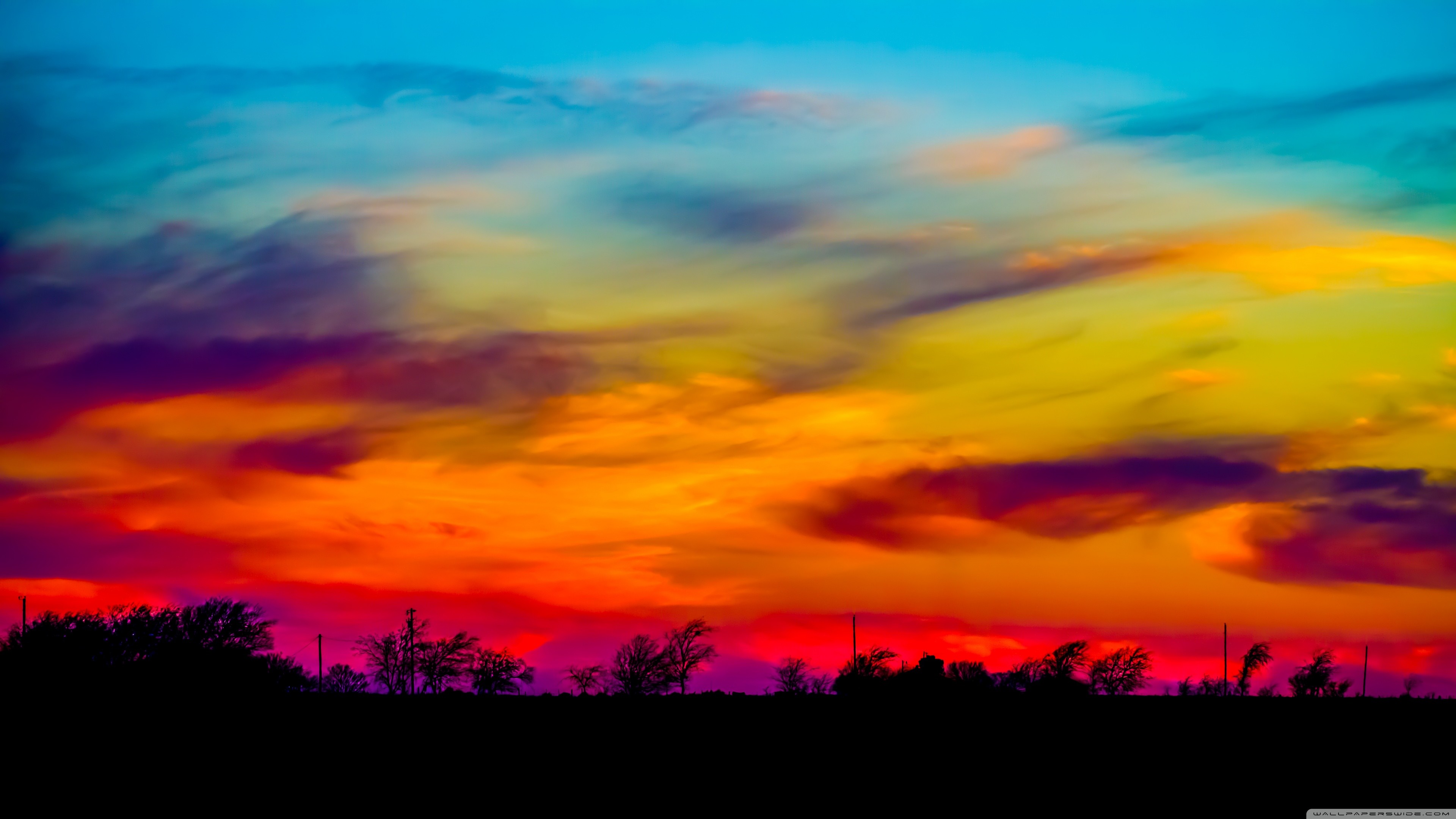 Uhd - High Resolution Colorful Sky - HD Wallpaper 