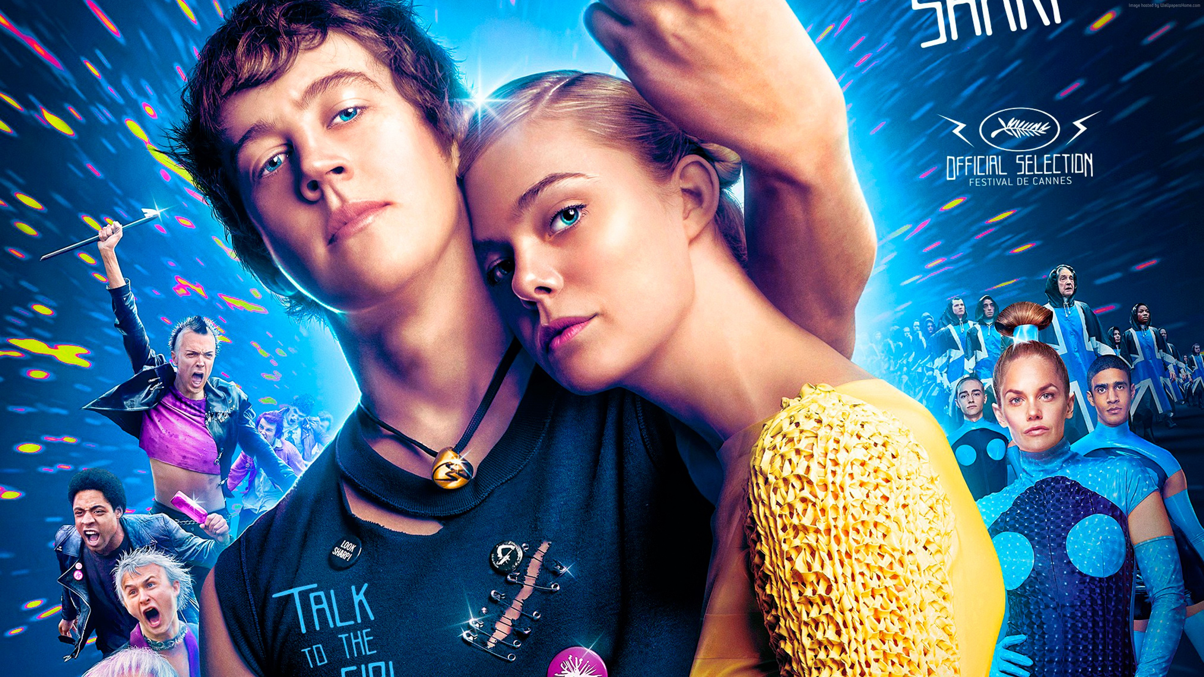 Wallpaper How To Talk To Girls At Parties, Elle Fanning, - Talk To Girls At Parties Poster - HD Wallpaper 