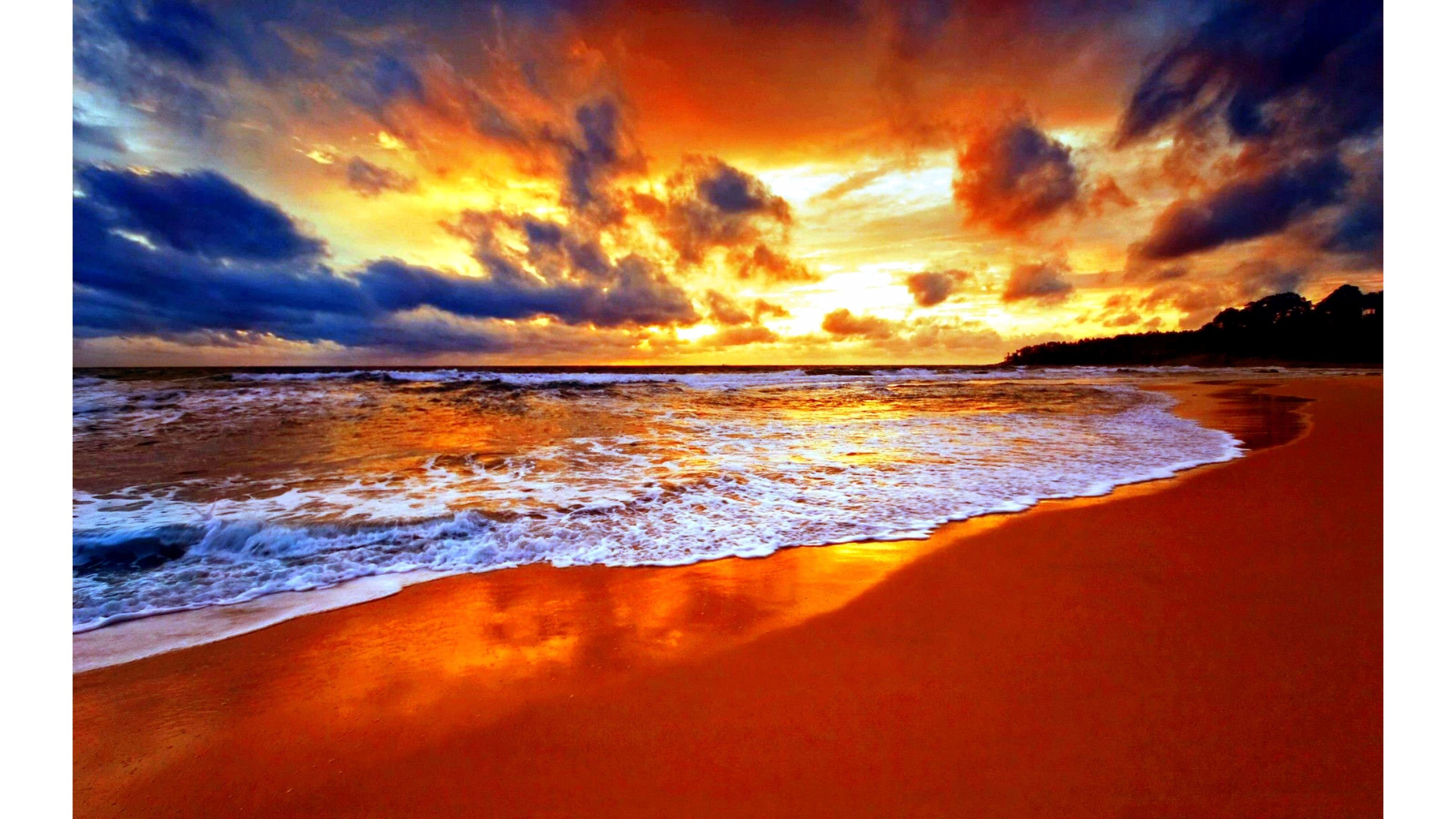 Top Sunset 4k Wallpaper 4k Wallpaper Data Src Top - Beach ...