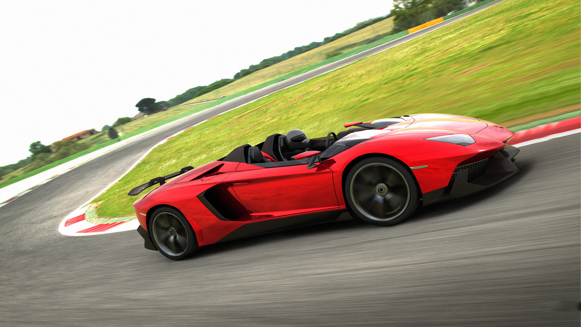 2012 Lamborghini Aventador J - HD Wallpaper 