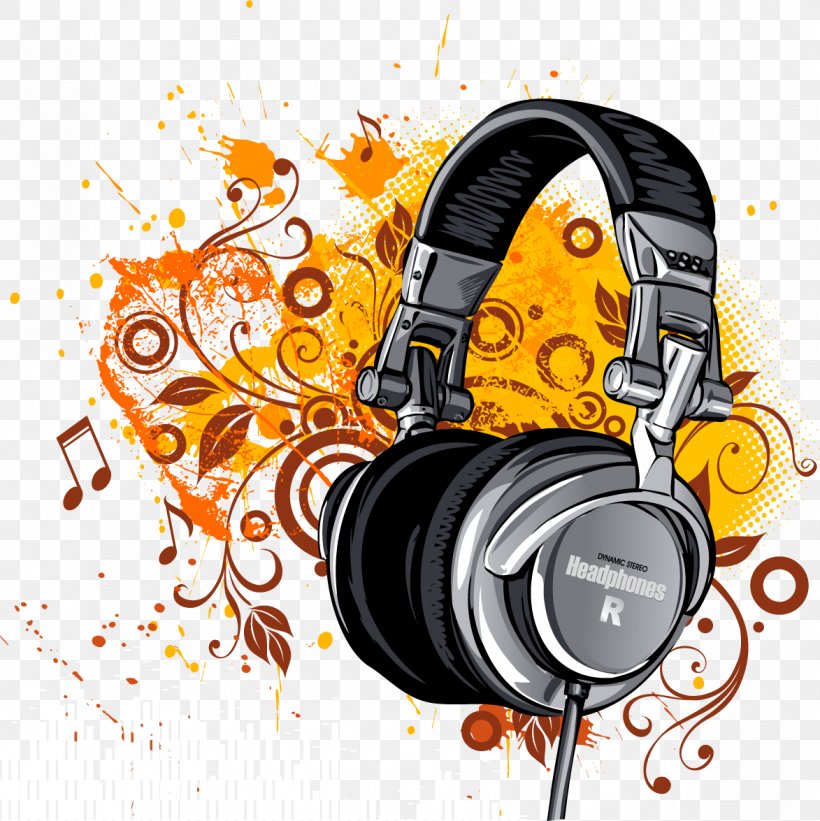 Laptop High-definition Television Headphones Display - Music Headphones Clipart Png - HD Wallpaper 