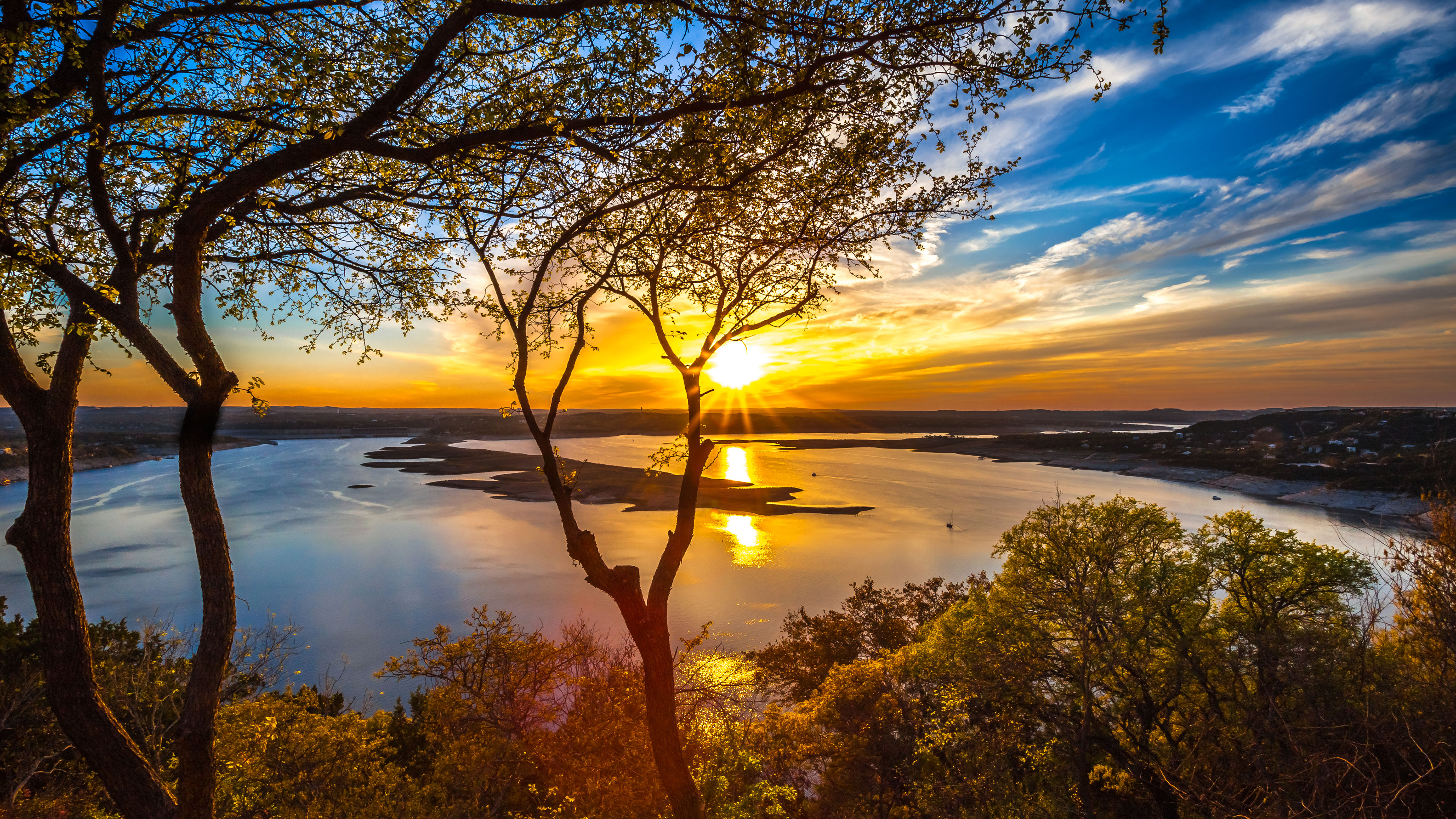 Lake Travis 4k - Nature Wallpapers 3840 X 2160 - HD Wallpaper 