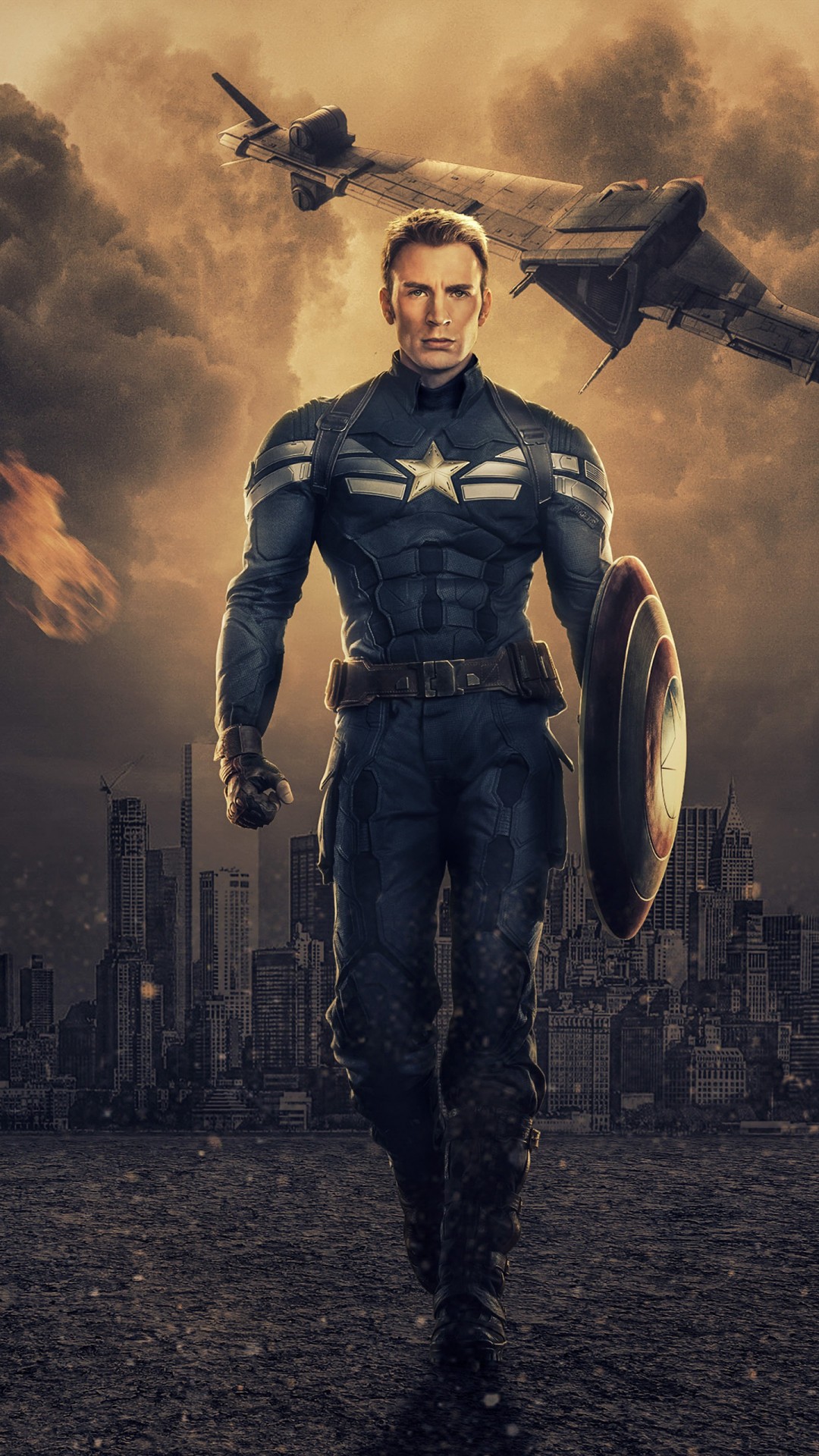 Captain America 4k Hd - 1080x1920 Wallpaper 