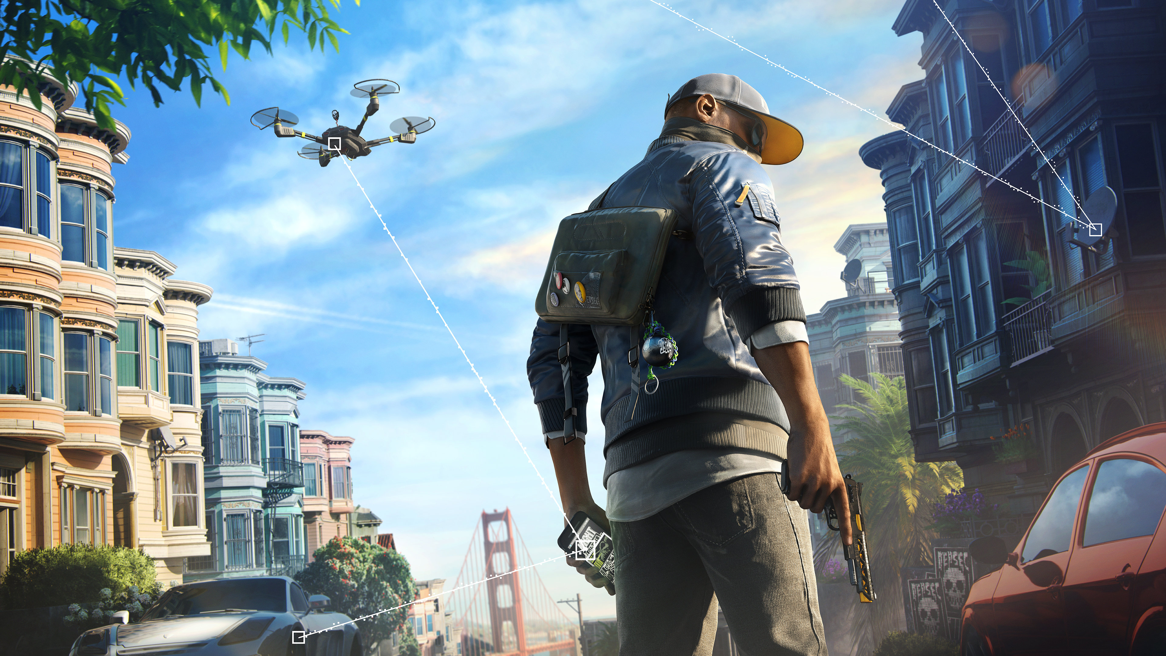 High Resolution Watch Dogs 2 Ultra Hd 4k Wallpaper - Watch Dogs Wallpaper 4k For Pc - HD Wallpaper 