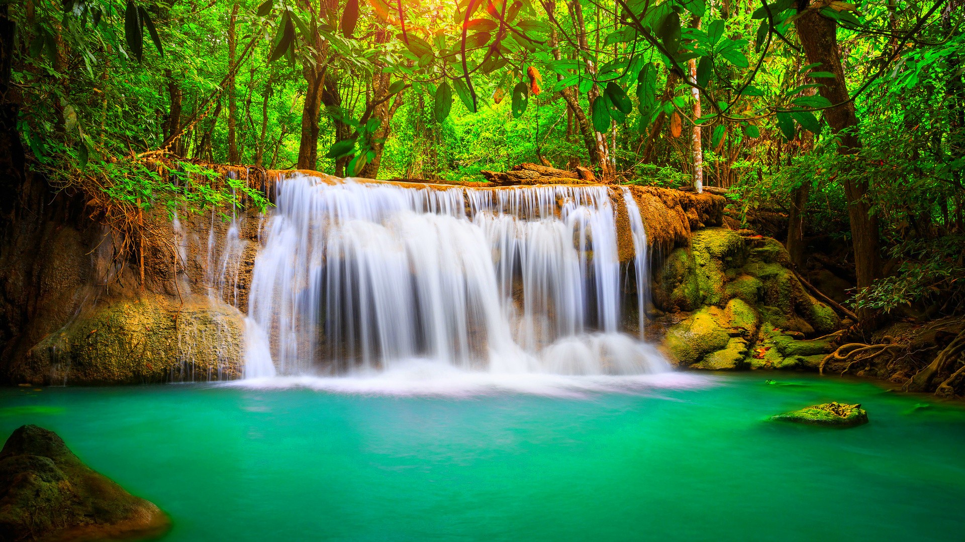 Cool Pics Of Waterfalls - HD Wallpaper 