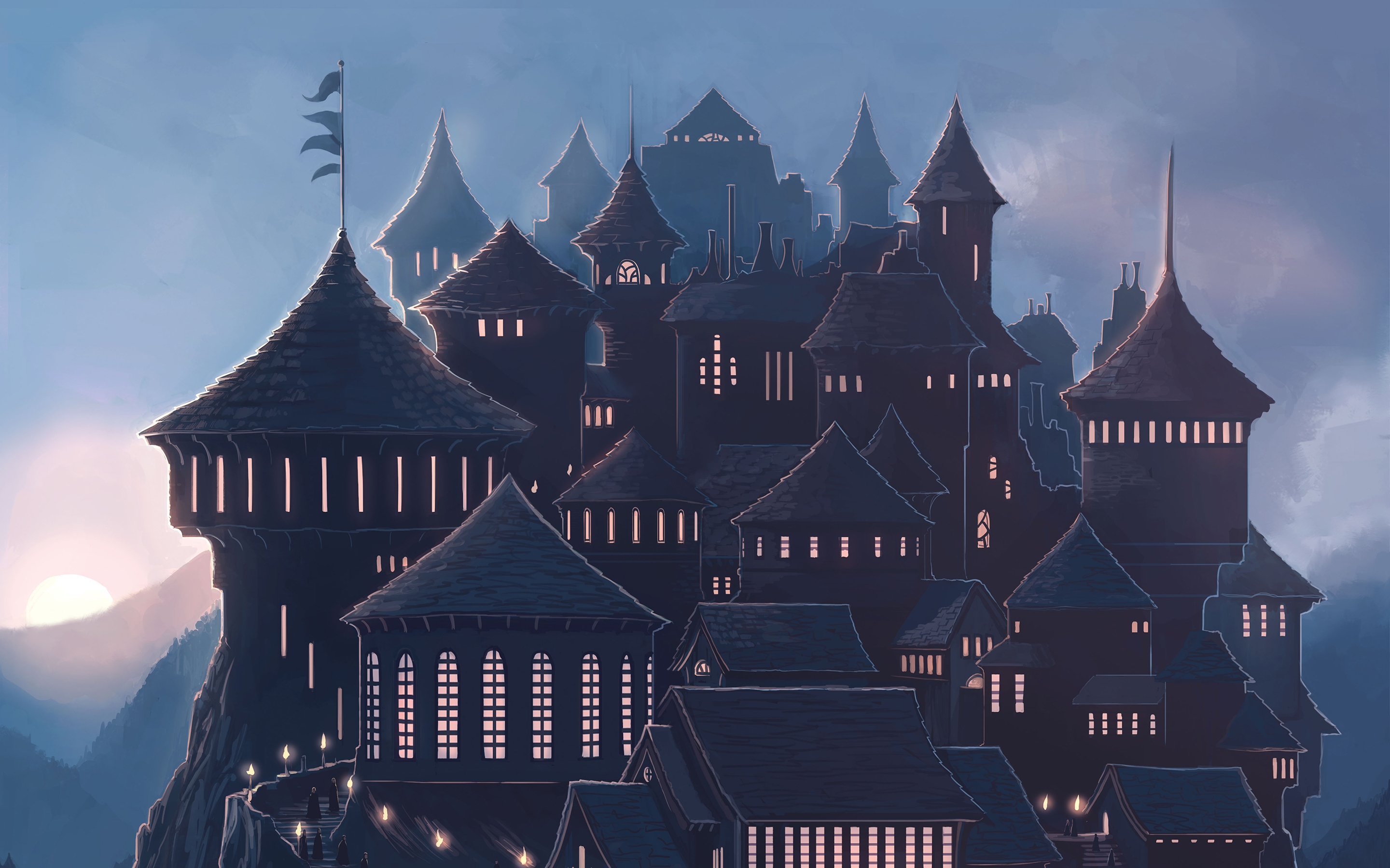 Hogwarts Wallpaper 4k - HD Wallpaper 