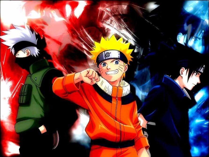 Naruto Mobile Wallpaper 4k 4k Naruto Wallpapers Top - Kakashi Sasuke And Naruto - HD Wallpaper 