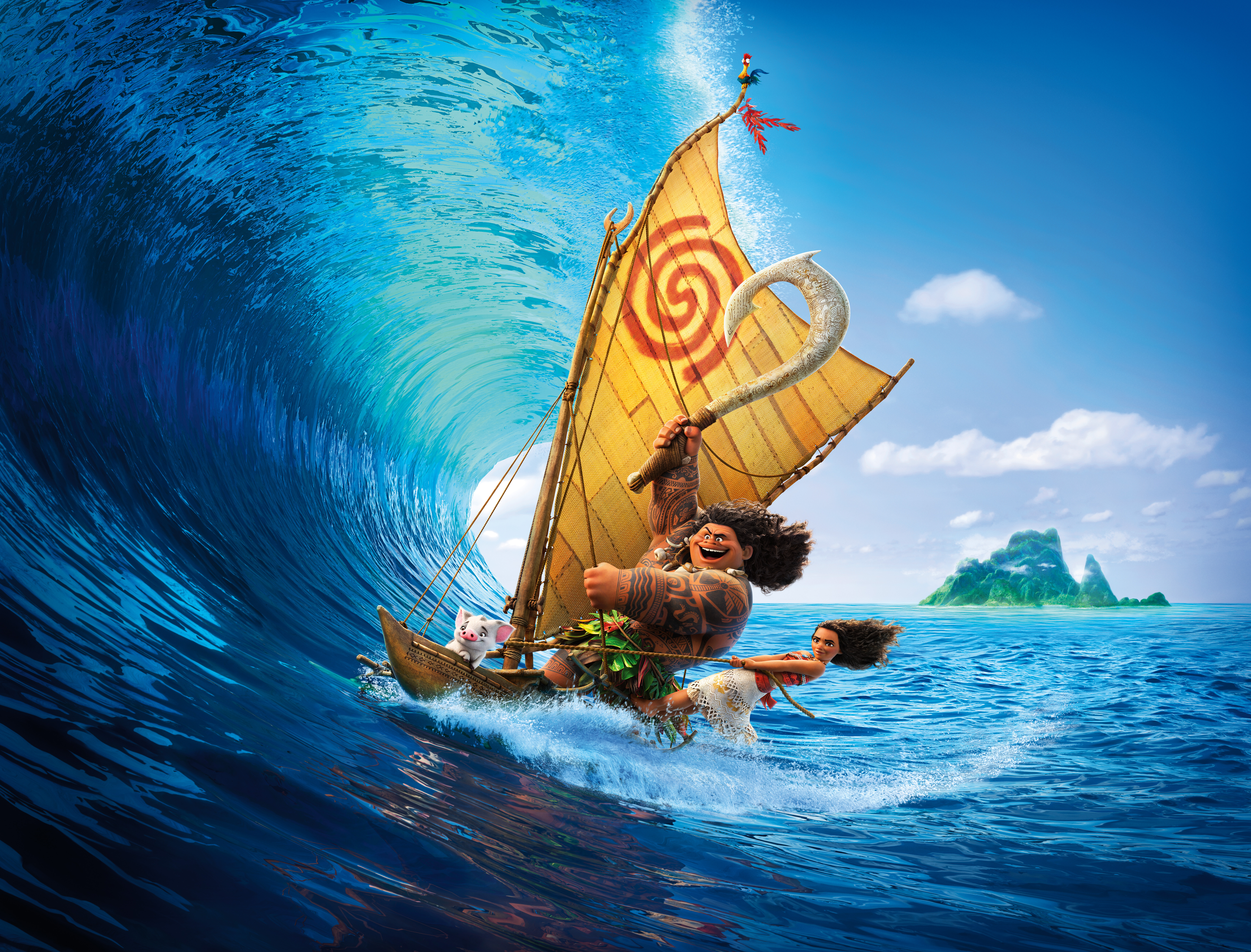 Moana Disney Animation Hd 8k 3781 Alessia Cara How Far I Ll Go 7000x5327 Wallpaper Teahub Io