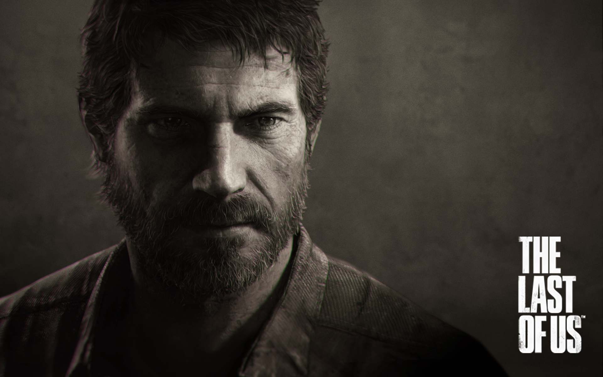 Download Wallpaper Bearded Man, Beard, Sepia, View - Last Of Us Wallpaper Joel - HD Wallpaper 