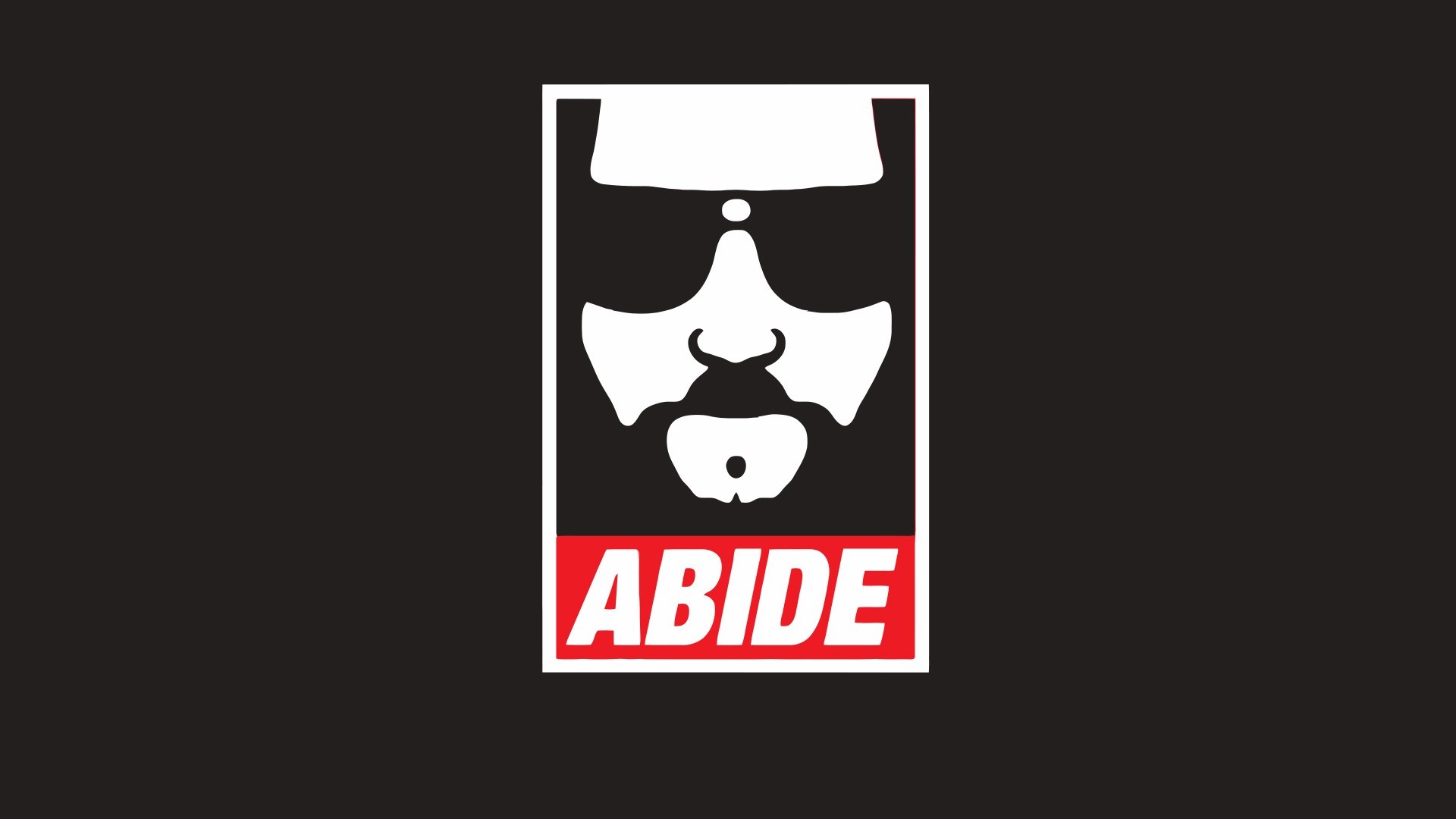 Minimalism, Brown Background, Typography, Quote, The - Dude Abides - HD Wallpaper 