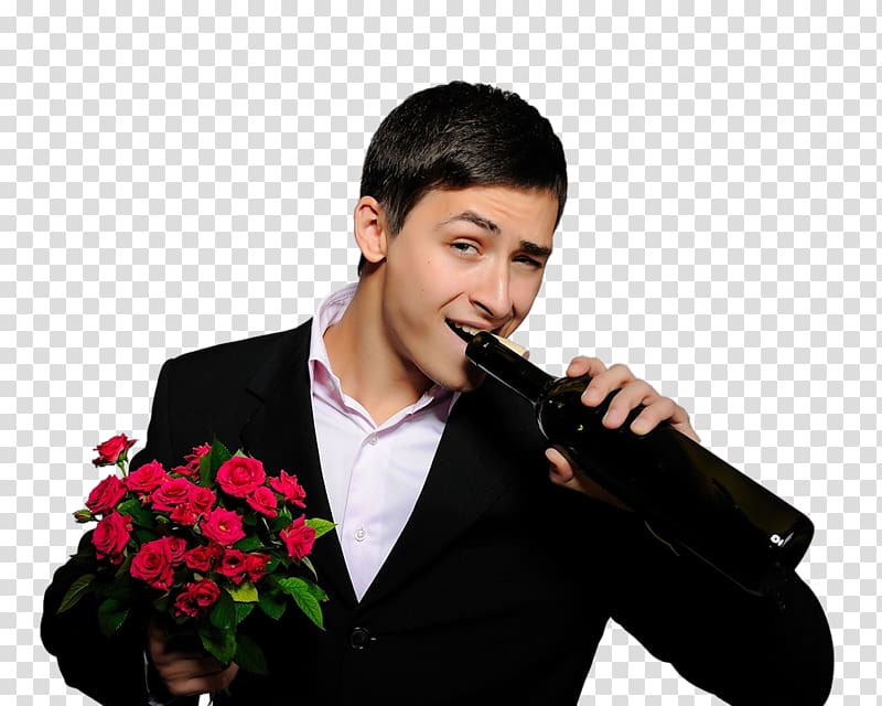 Man Flower Desktop Male Beard, Man Transparent Background - Transparent Background Man Silhouette Png - HD Wallpaper 