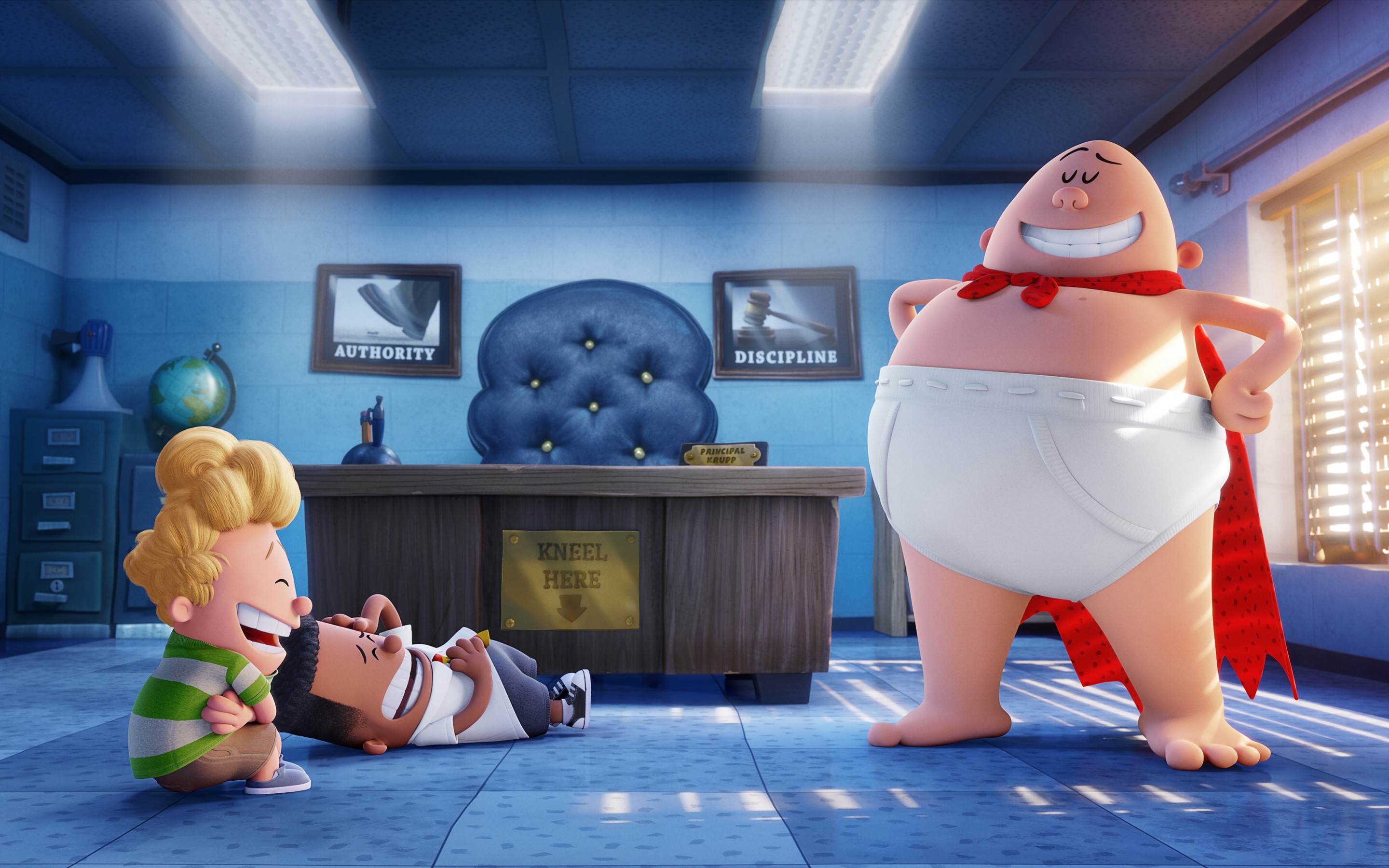 Scenes From Captain Underpants - HD Wallpaper 