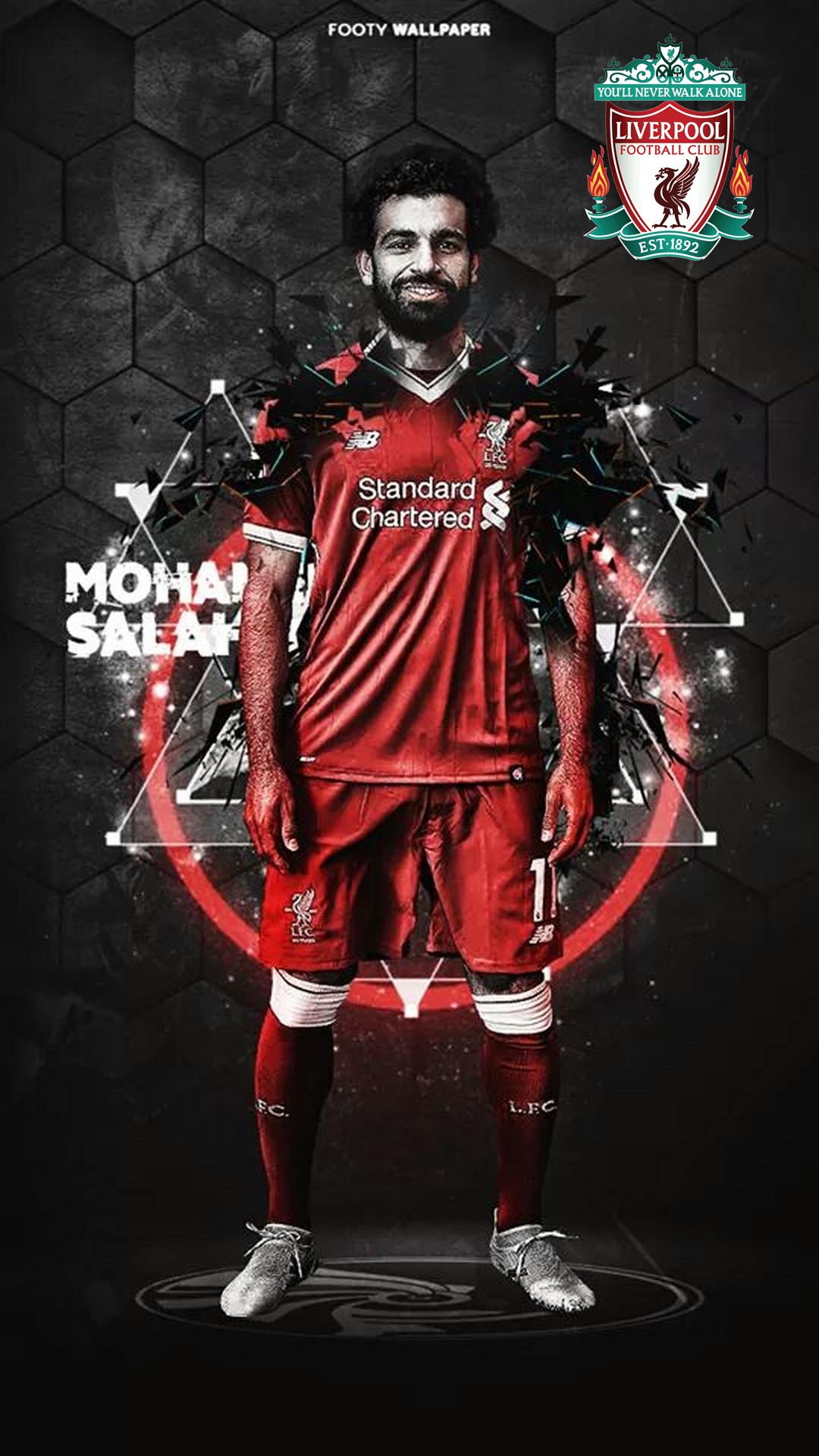 Wallpaper Android Mohamed Salah With Image Resolution - Anfield Statium - HD Wallpaper 