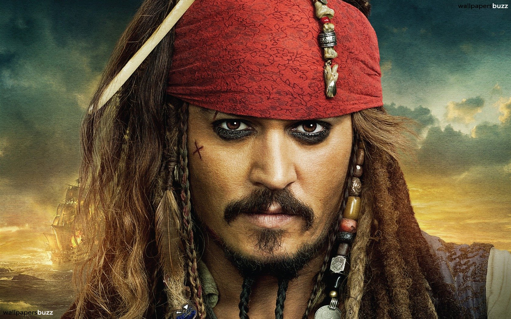 Johnny Depp Pirates Of The Caribbean - 1680x1050 Wallpaper 