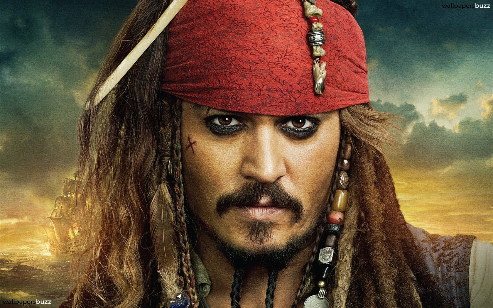 Johnny Depp Pirates Of The Caribbean - HD Wallpaper 