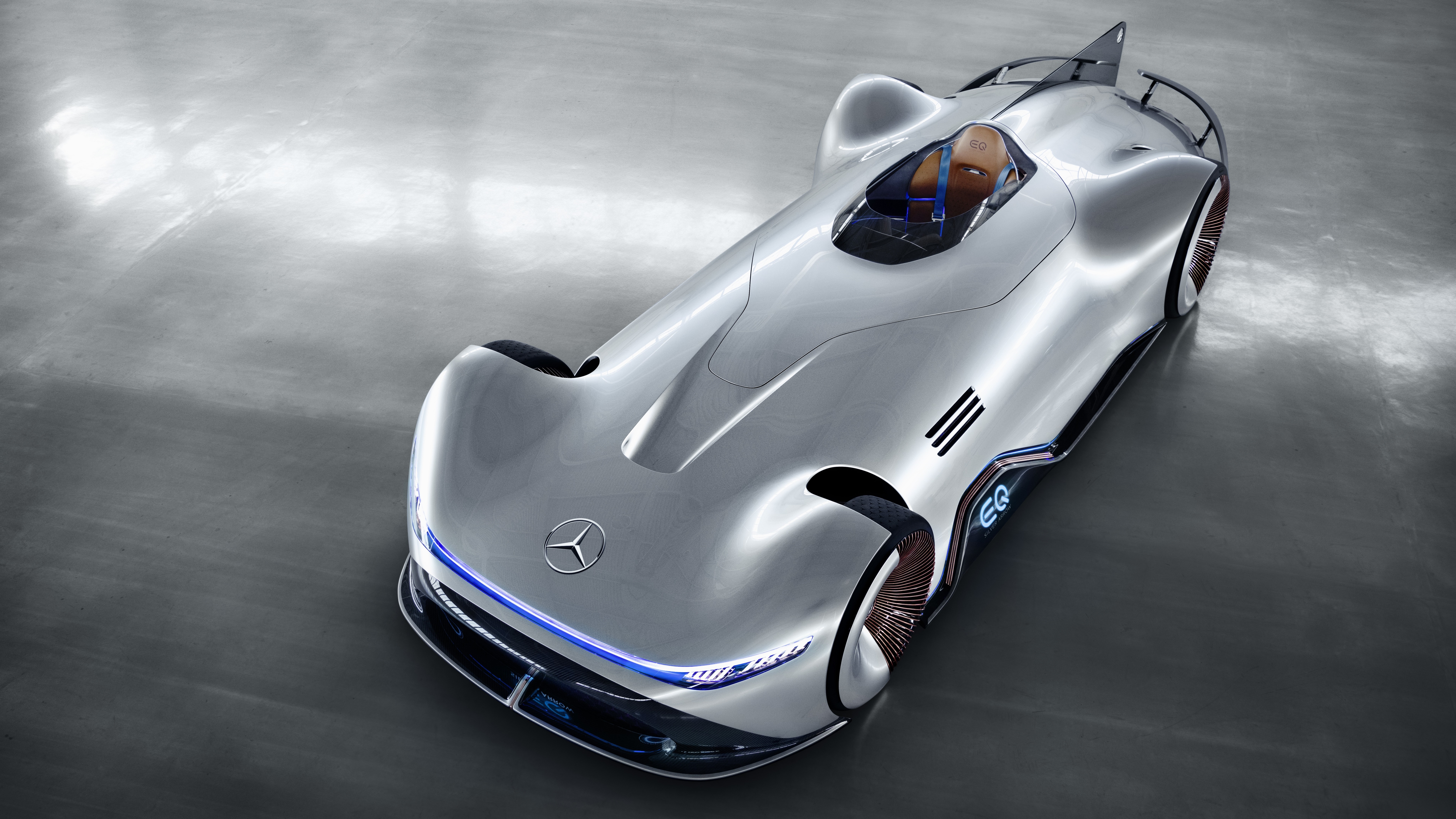 Mercedes Eq Silver Arrow - HD Wallpaper 