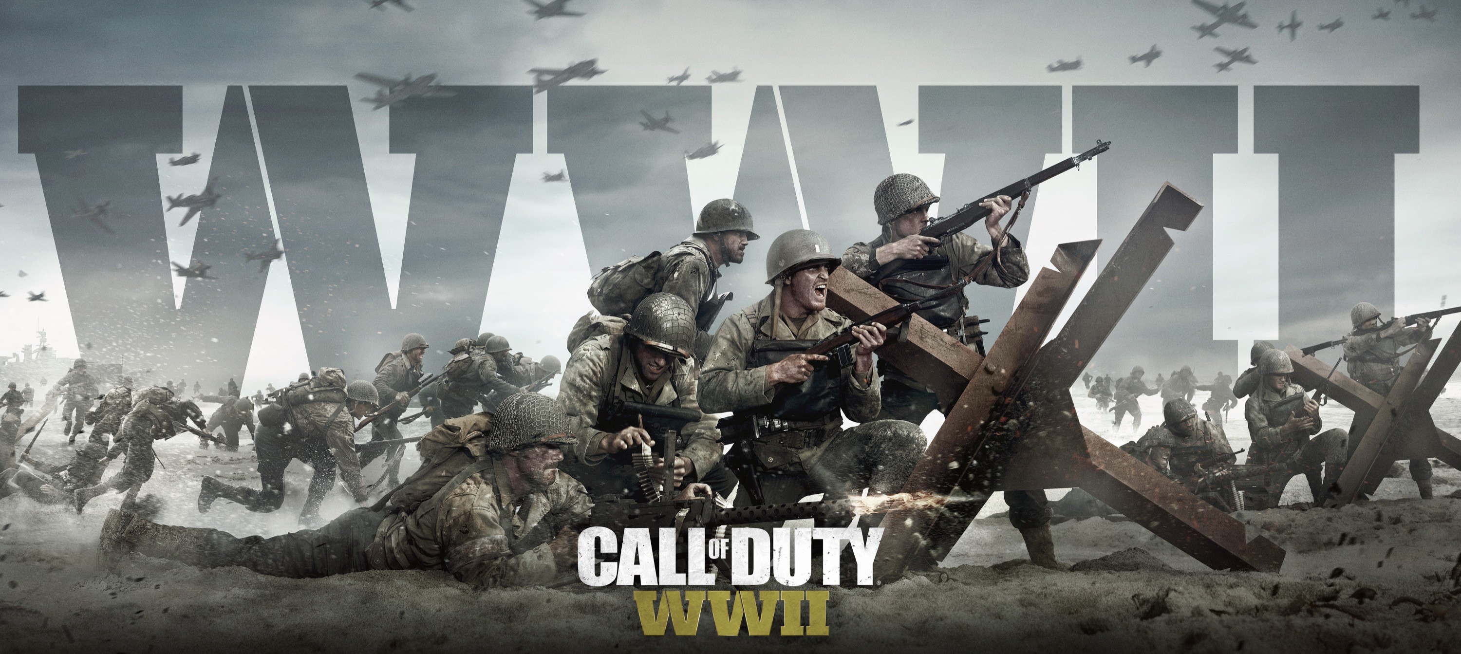 3000x1343, Resolutions - Call Of Duty Ww2 Wallpaper 4k - HD Wallpaper 