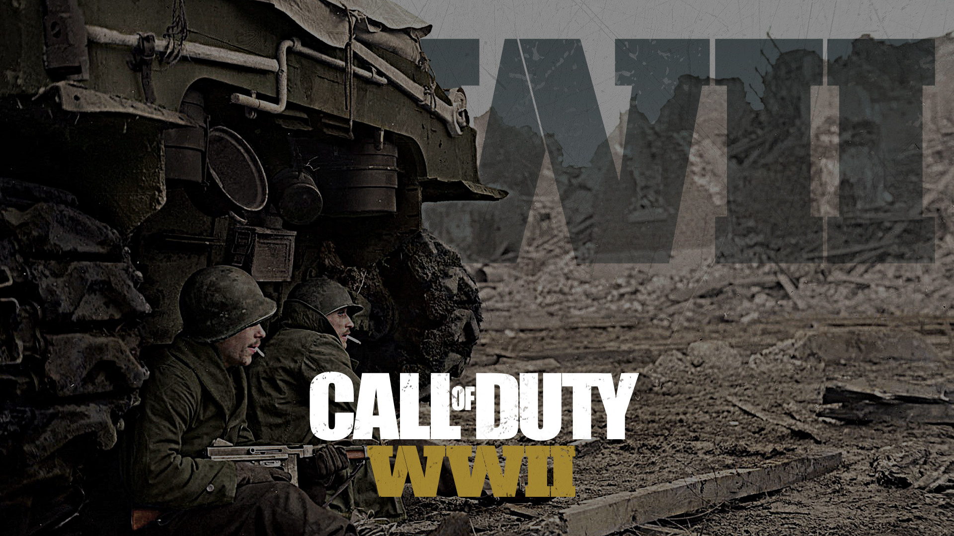 1920x1080, Call Of Duty Wwii Game Background Photos - Call Of Duty Ww2 Wallpaper 1080p - 1920x1080 Wallpaper - teahub.io