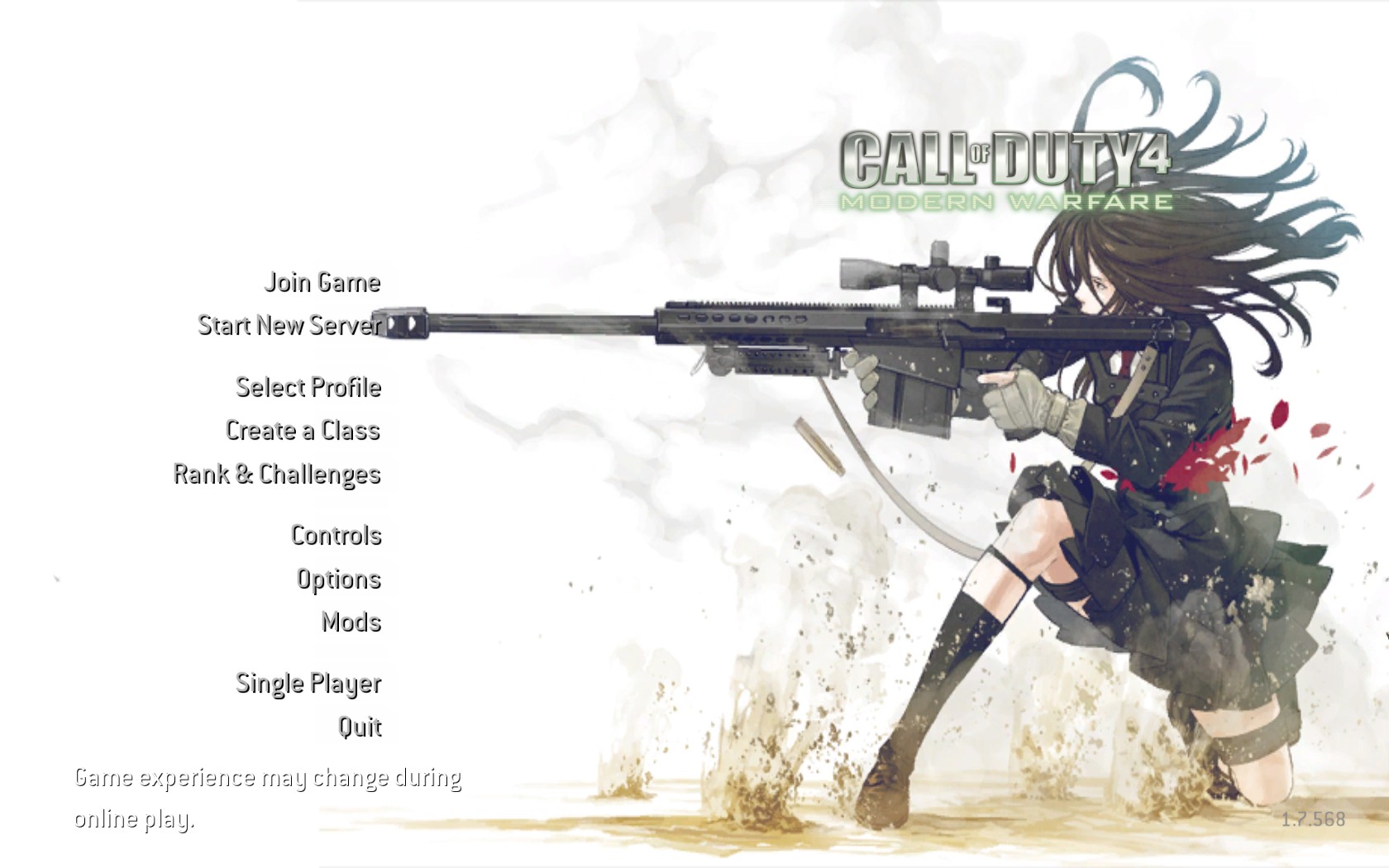 Anime 50cal - Sniper Military Anime Girl - HD Wallpaper 