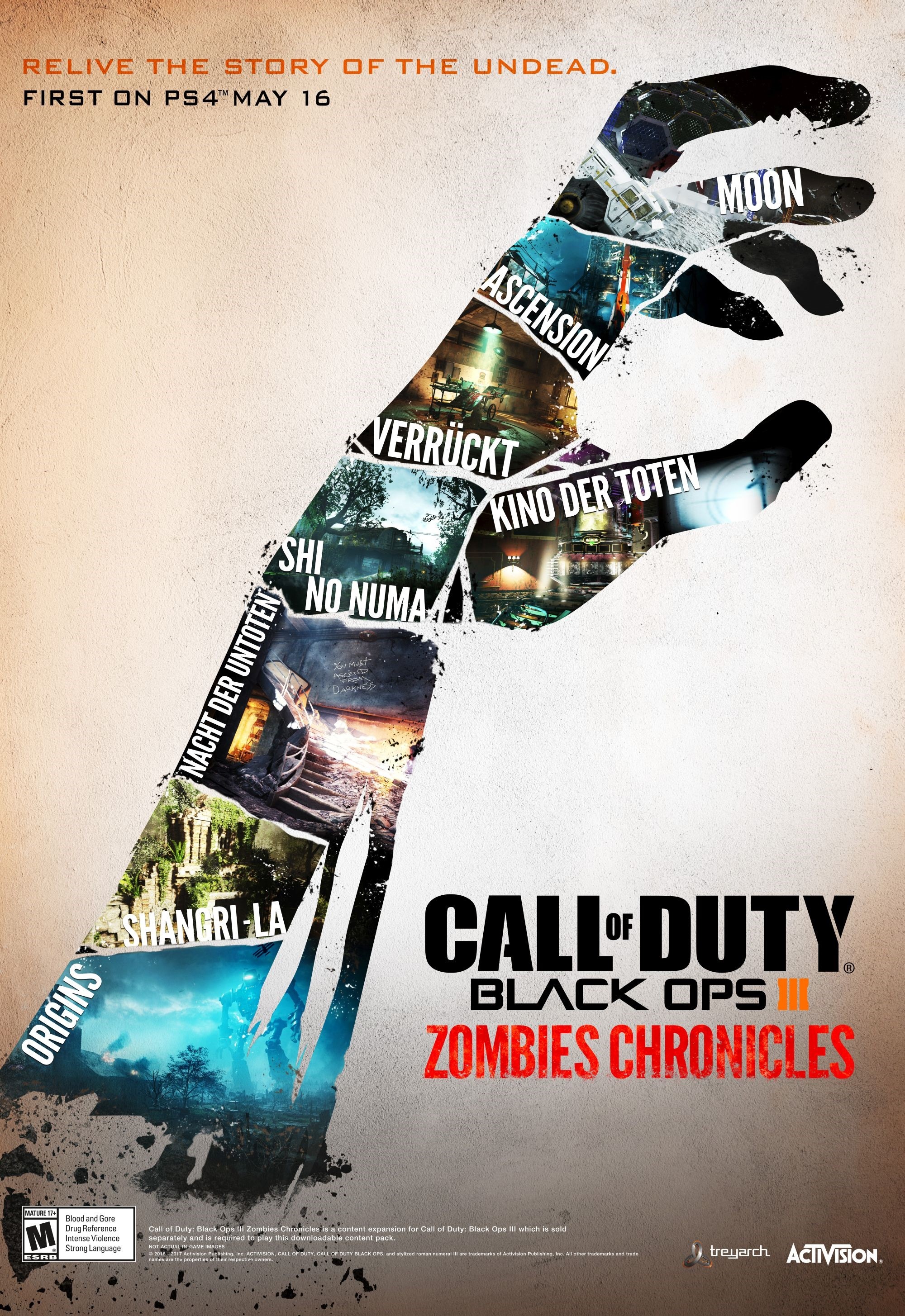 Call Of Duty Black Ops Iii Wallpaper Logo 
 Data Src - Bo3 Zombies Chronicles Maps - HD Wallpaper 