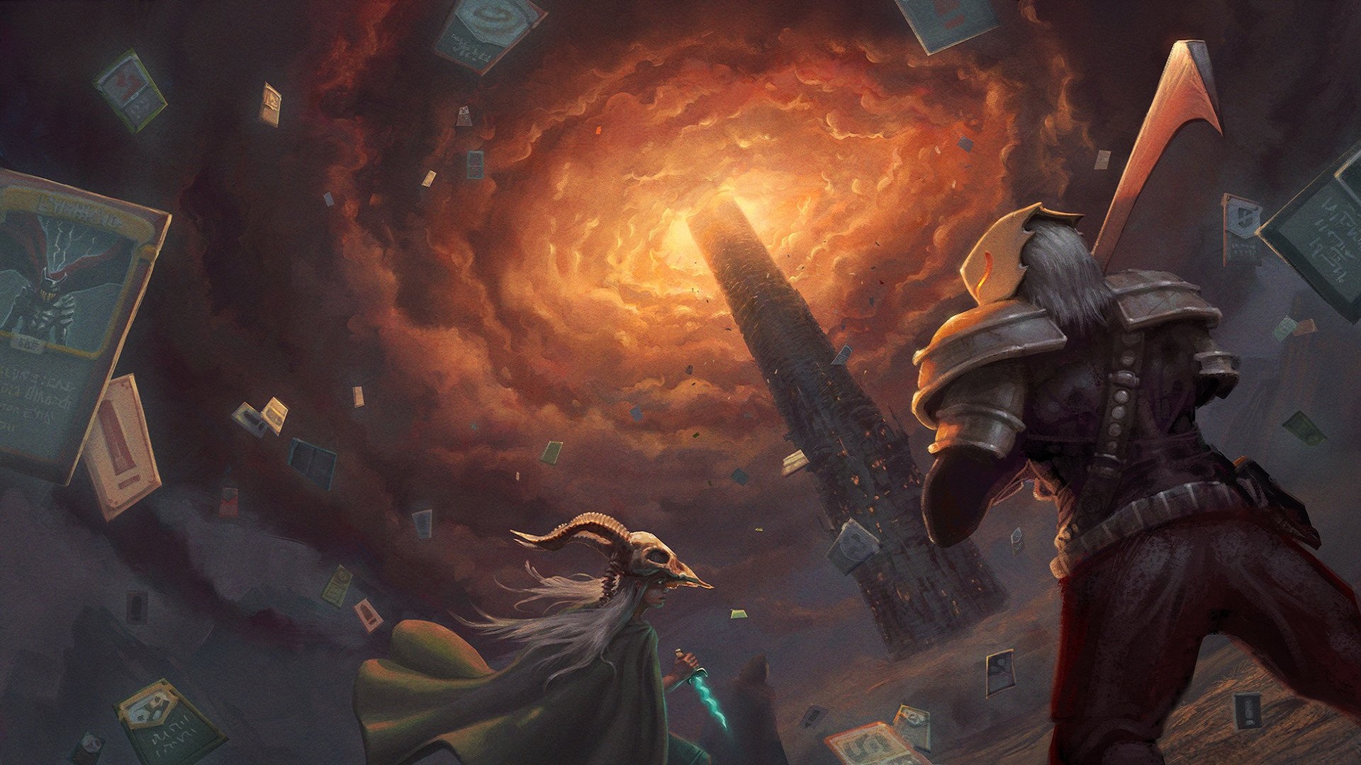 Slay The Spire Cover Wallpaper - Slay The Spire The Ironclad - HD Wallpaper 