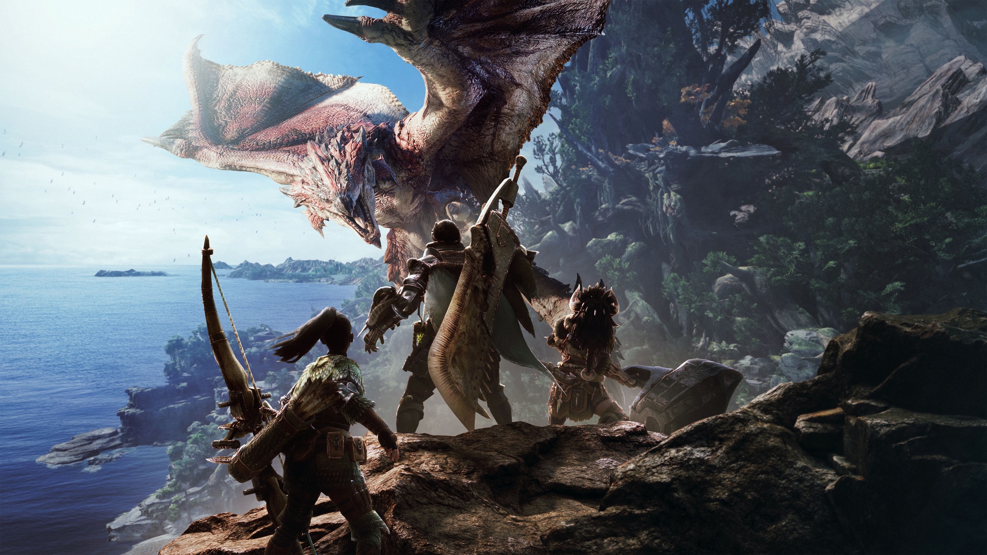 Monster Hunter World Ps4 Wallpaper - Monster Hunter World 2018 - HD Wallpaper 