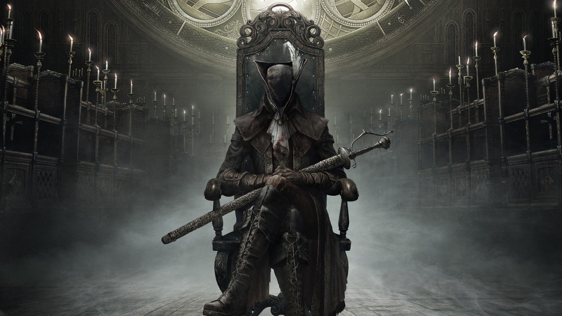 Wallpaper Bloodborne The Old Hunters Ps4 Haze Vintage - Bloodborne The Old Hunters Art - HD Wallpaper 