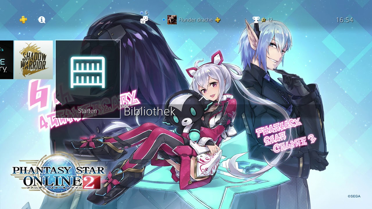 Pso2 Ps4 Theme 4 - HD Wallpaper 