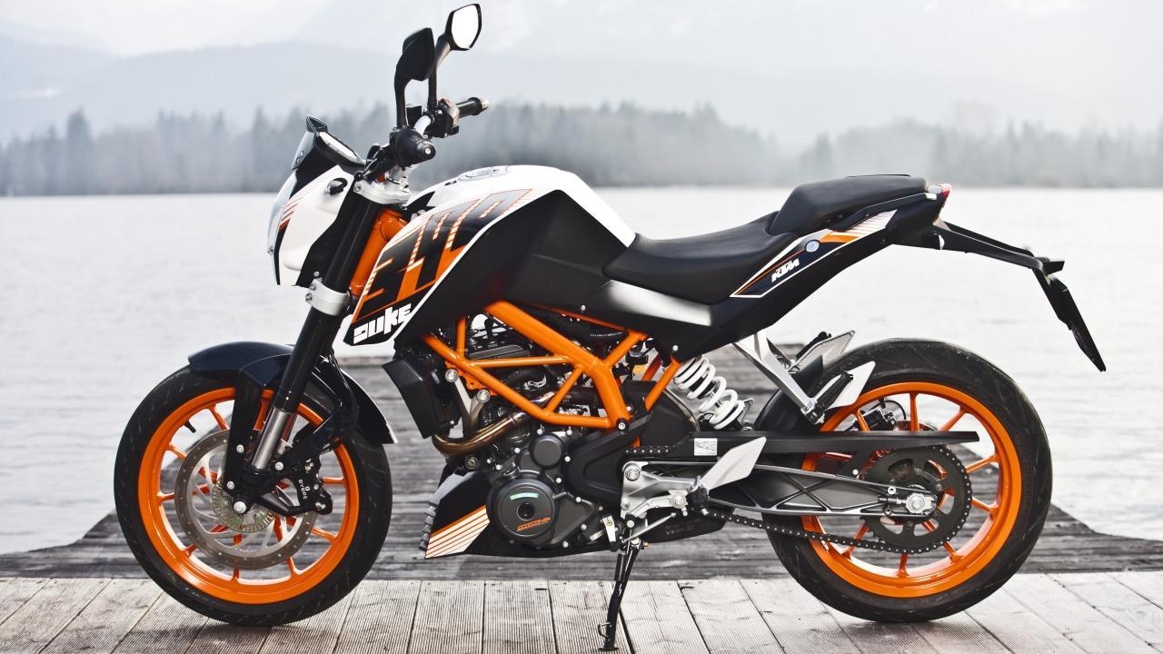 Ktm 390 Duke - Duke 390 2016 White - HD Wallpaper 