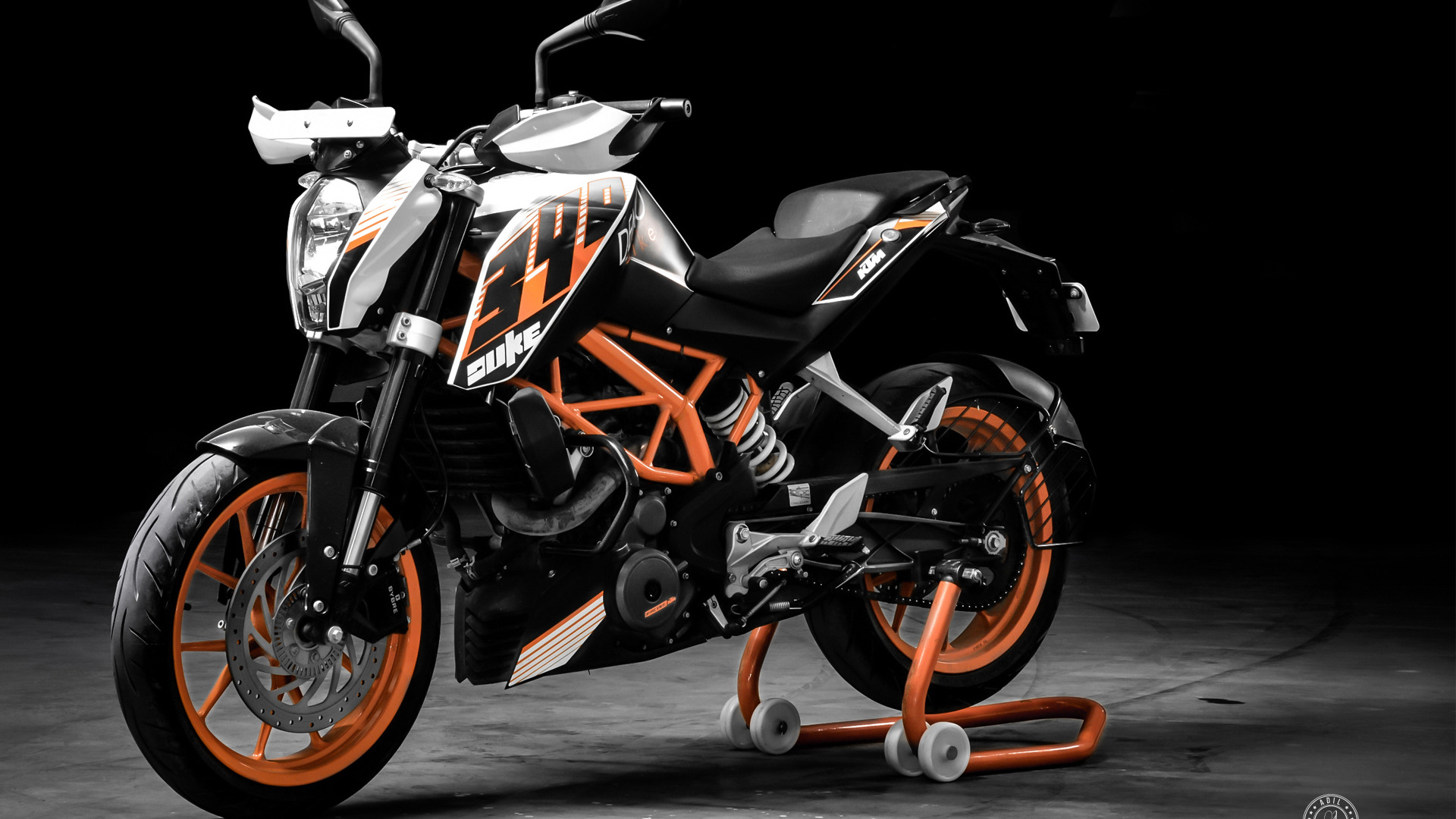 Ktm Duke 390 Photo Hd Download - HD Wallpaper 