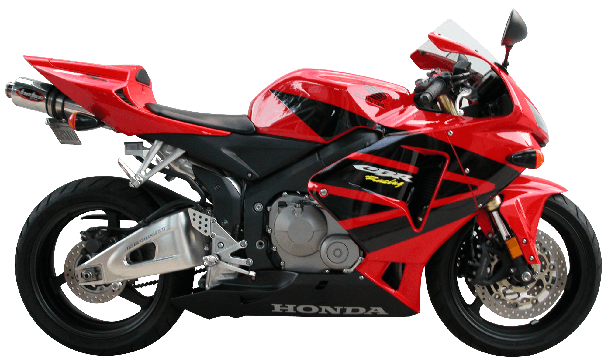 Red Honda Motorcycle - Motorcycle Png - HD Wallpaper 
