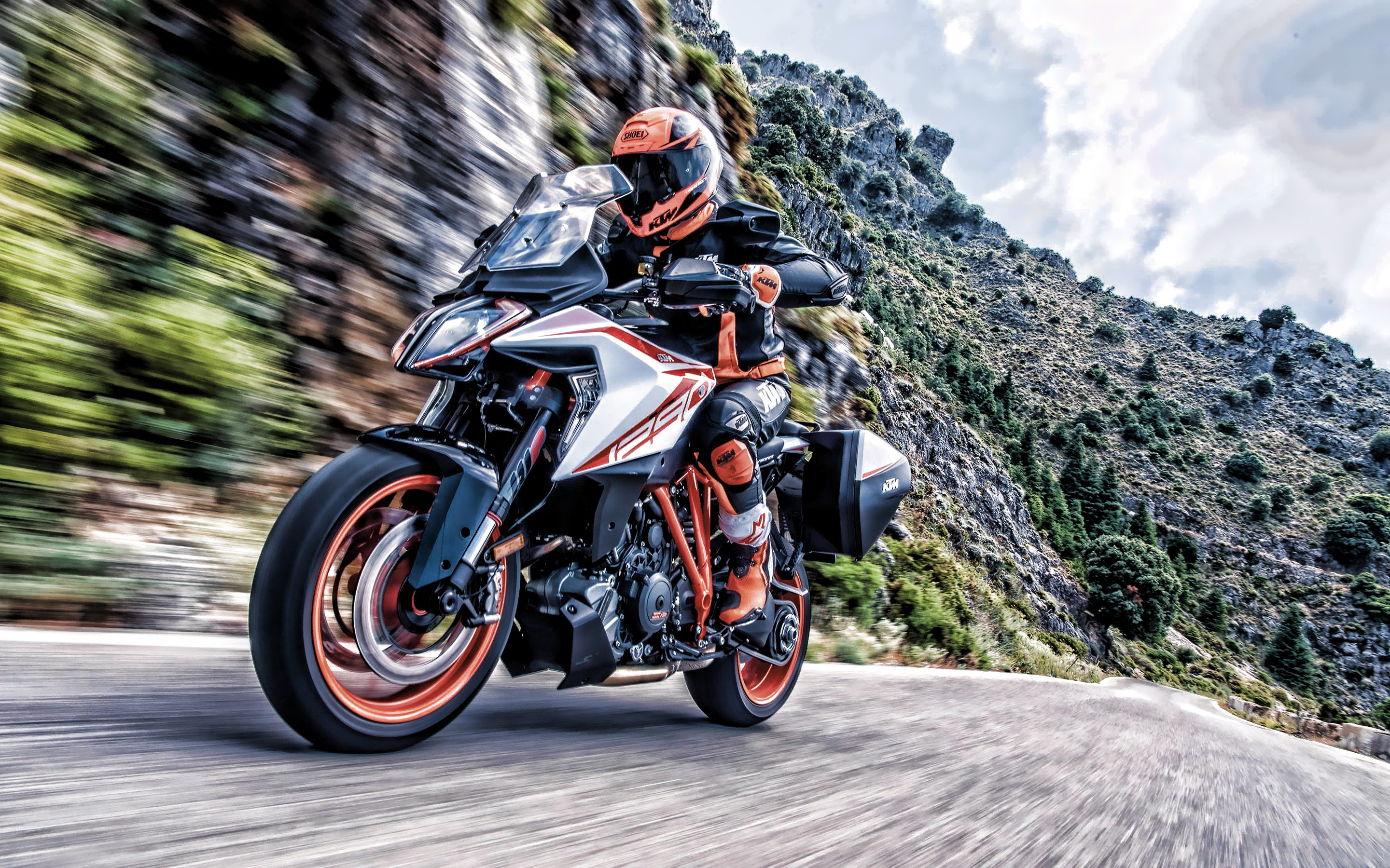 2019, Ktm 1290 Super Duke Gt, New Sport Bike, Mountain - Motas Ktm Para Estrada - HD Wallpaper 