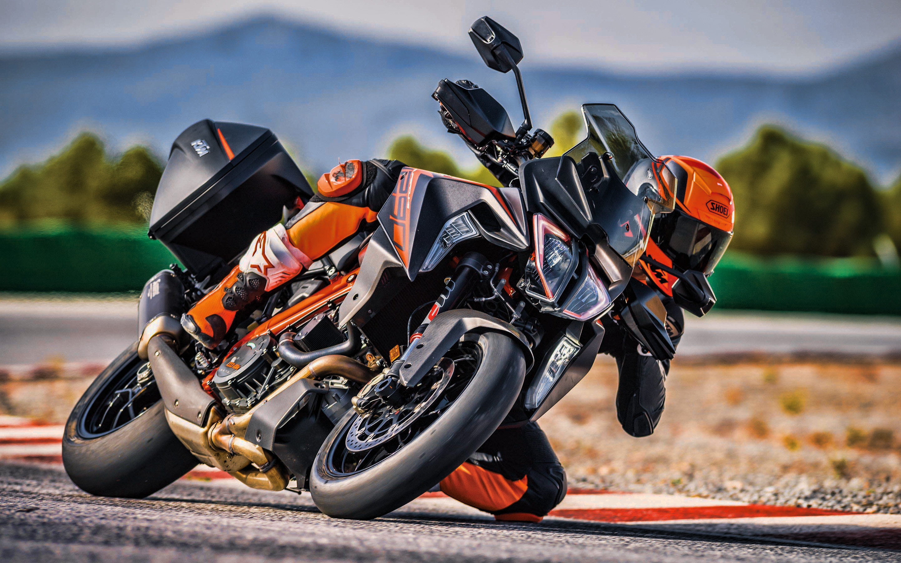 Ktm 1290 Super Duke Gt, 2019, Orange Sport Bike, Motorcycle - Ktm Superduke 1290 Gt 2020 - HD Wallpaper 