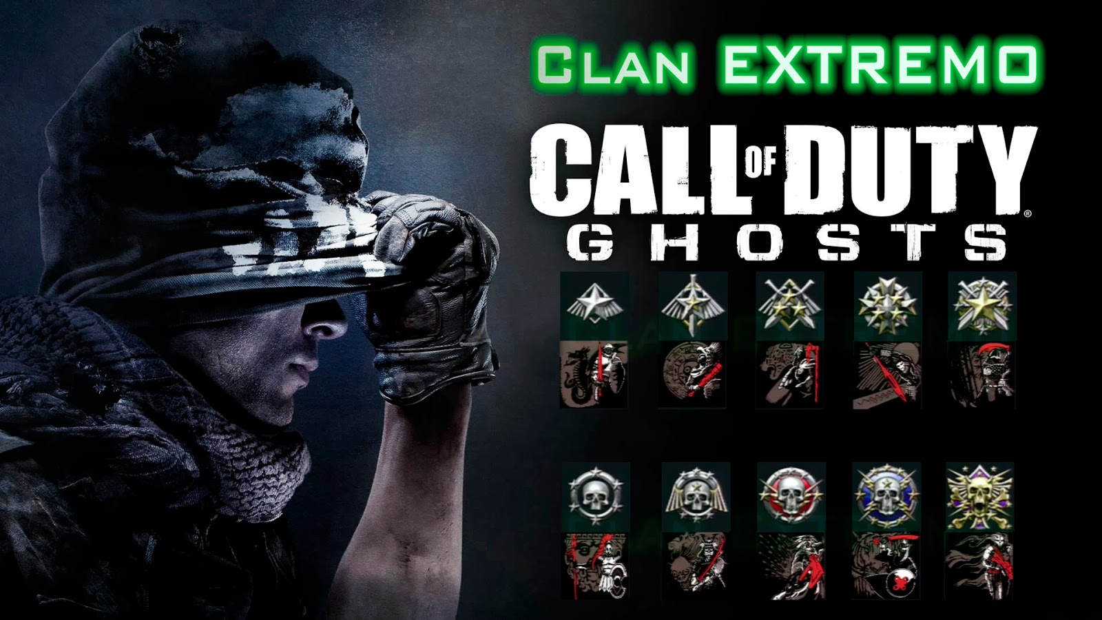 Logos Call Of Duty Hd Wallpaper - Call Of Duty Ghost Hd - HD Wallpaper 