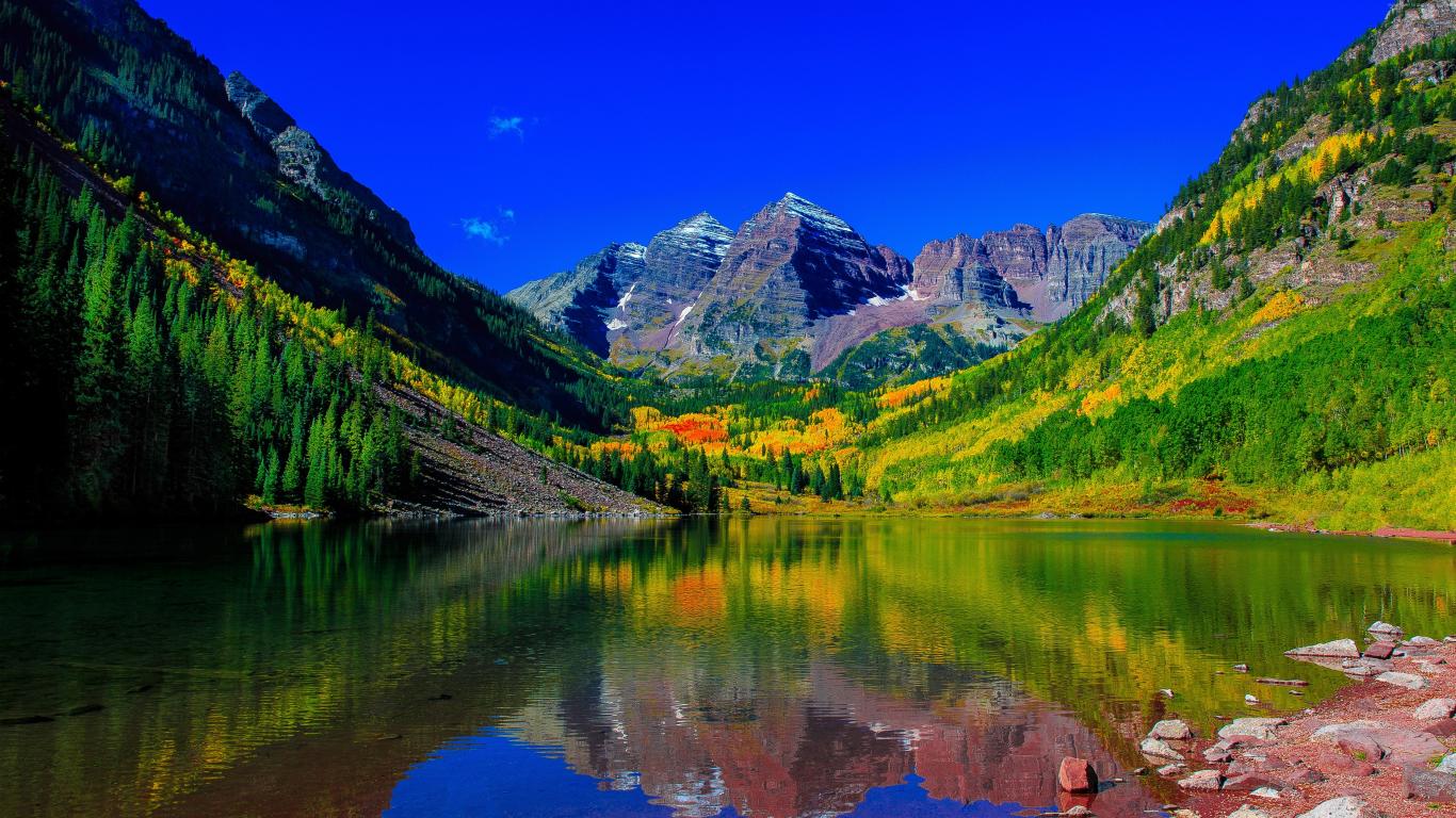 5k Ultra Hd Wallpapers - Maroon Bells - HD Wallpaper 