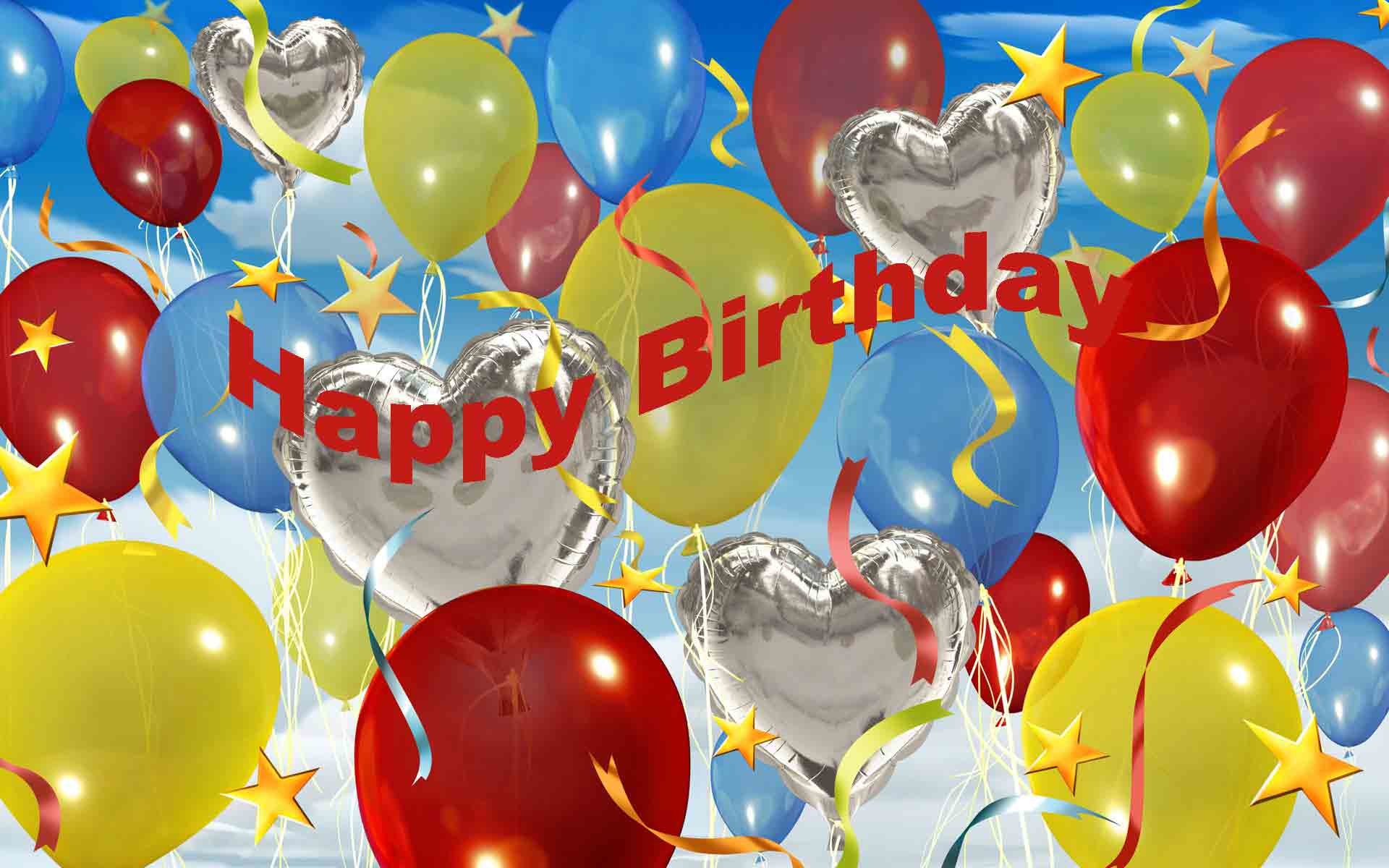 Happy Birthday Wallpaper - Free Download Wallpaper Happy Birthday - HD Wallpaper 